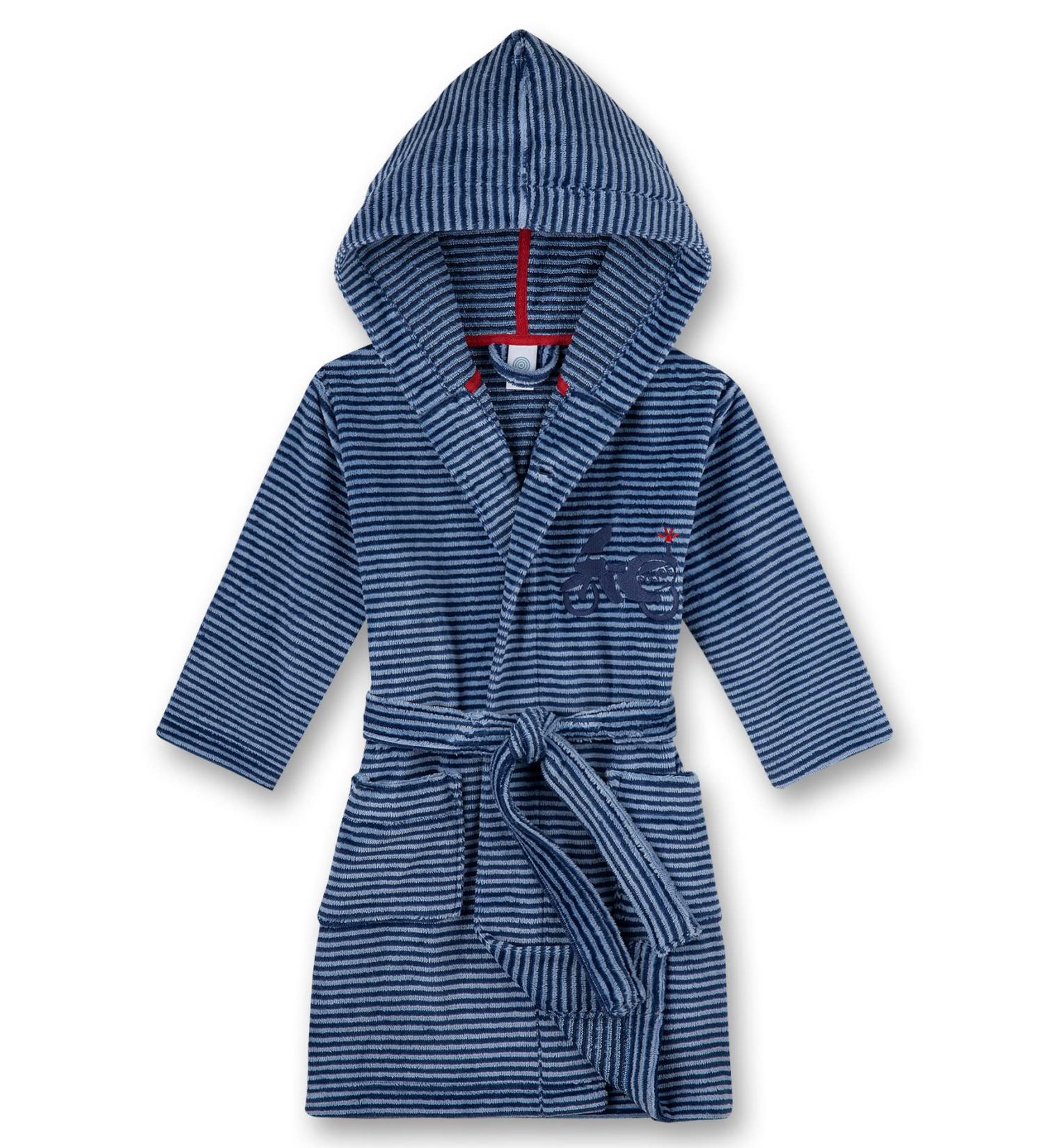 Sanetta Boys Morningcoat Blue Bathrobe 104 dark denim