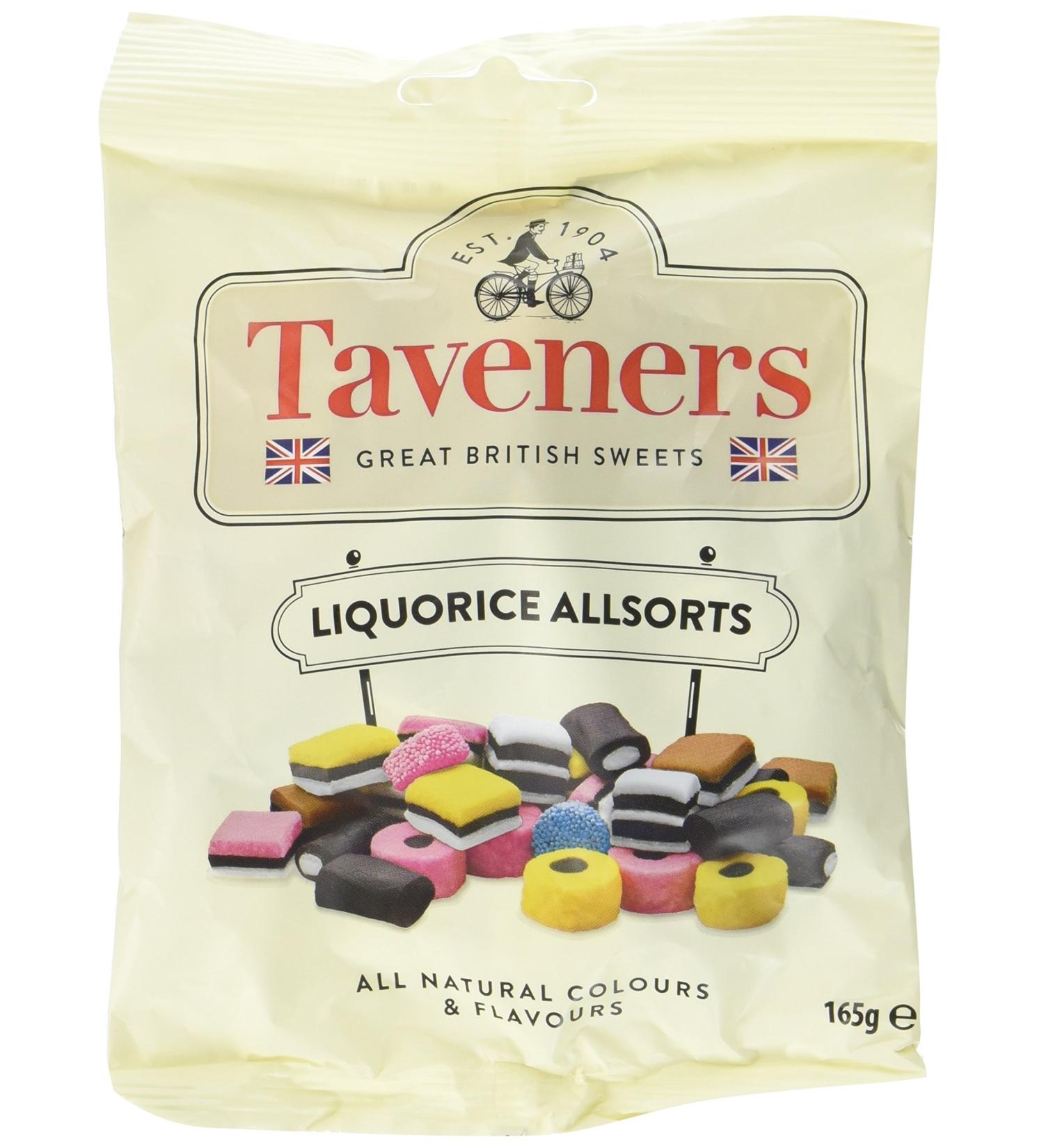 Taveners Liquorice Allsorts 165g