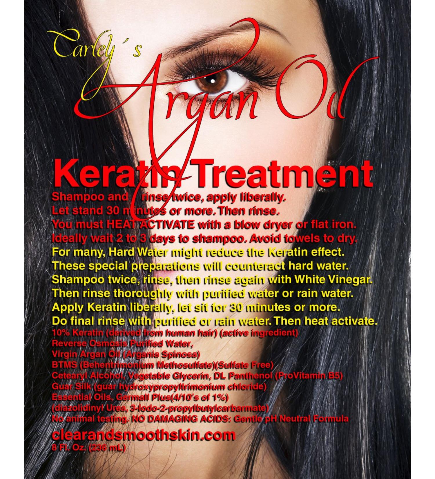 Carley's Keratin Treatment with Argan Oil