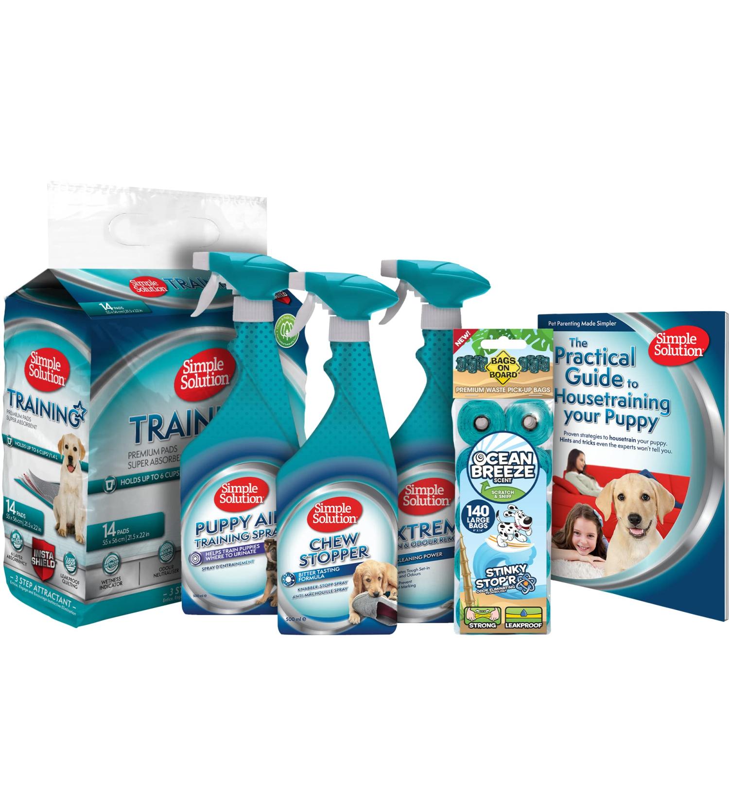 Simple Solution Puppy House Training Starter Kit - Essential Potty Training Set - Buy Online on GoSupps.com