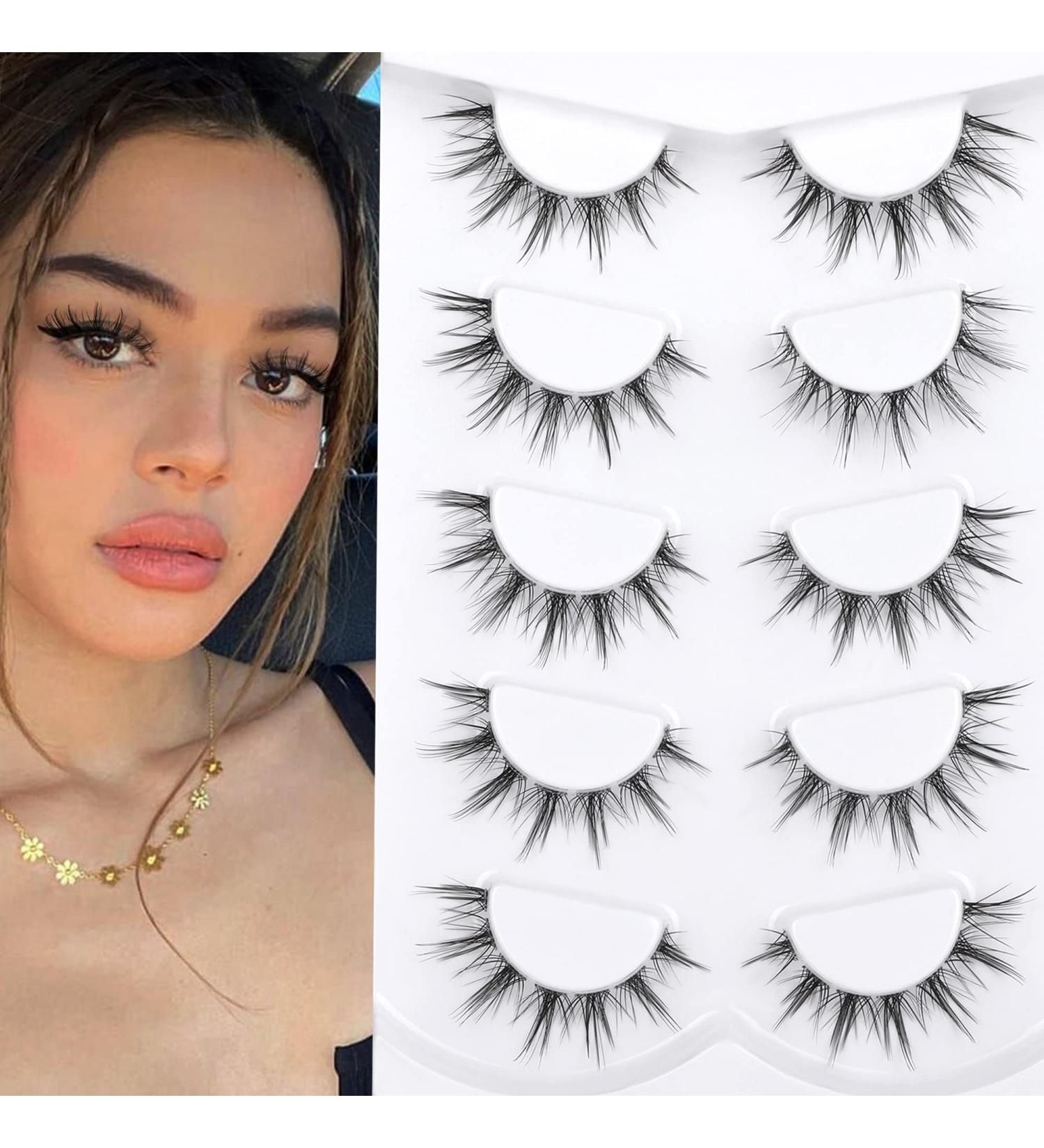 ALPHONSE Manga Lashes Cluster 70 Wisps | Individual Spiky False Eyelashes for DIY Extension | 3D Natural Pesta | Pack of D - Buy Online on GoSupps.com