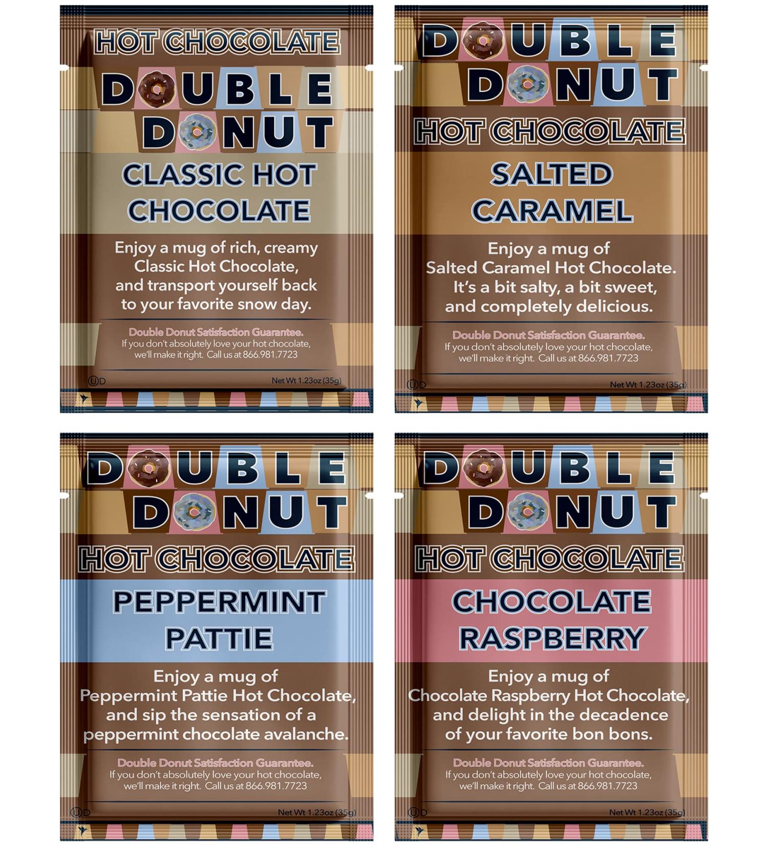 Double Donut Hot Chocolate Variety Pack 64 Ct ( 2 X 32 CT) - Buy Online on GoSupps.com