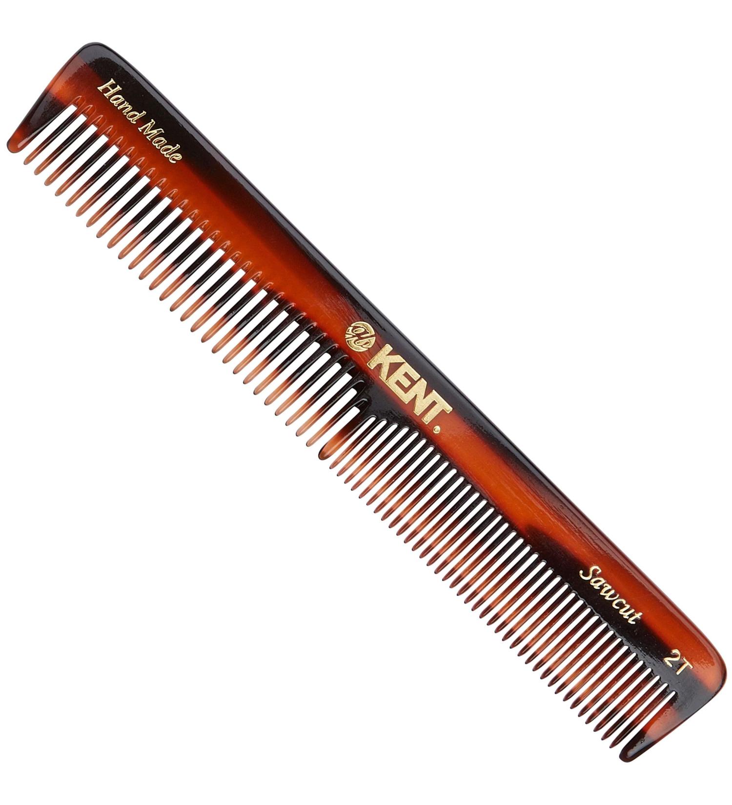 Kent Brushes Handmade Comb A 2T - Medium Size Coarse and Fine Comb - Buy Online on GoSupps.com