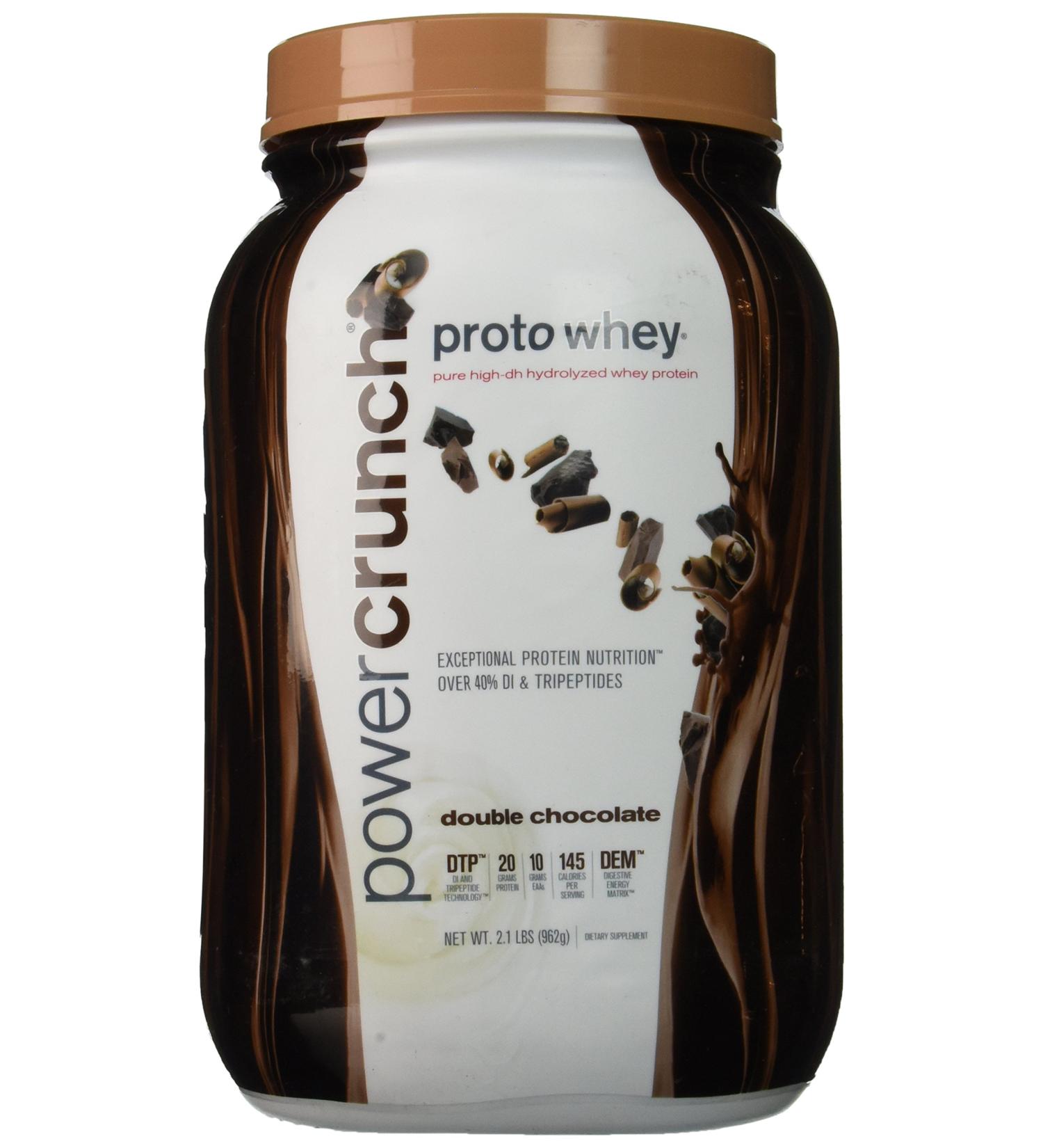 Buy BioNutritional Power Crunch Proto Whey Double Chocolate 2.1 lbs - Optimize Your Health with High-Quality Protein Supplement | International Shipping Available - Buy Online on GoSupps.com