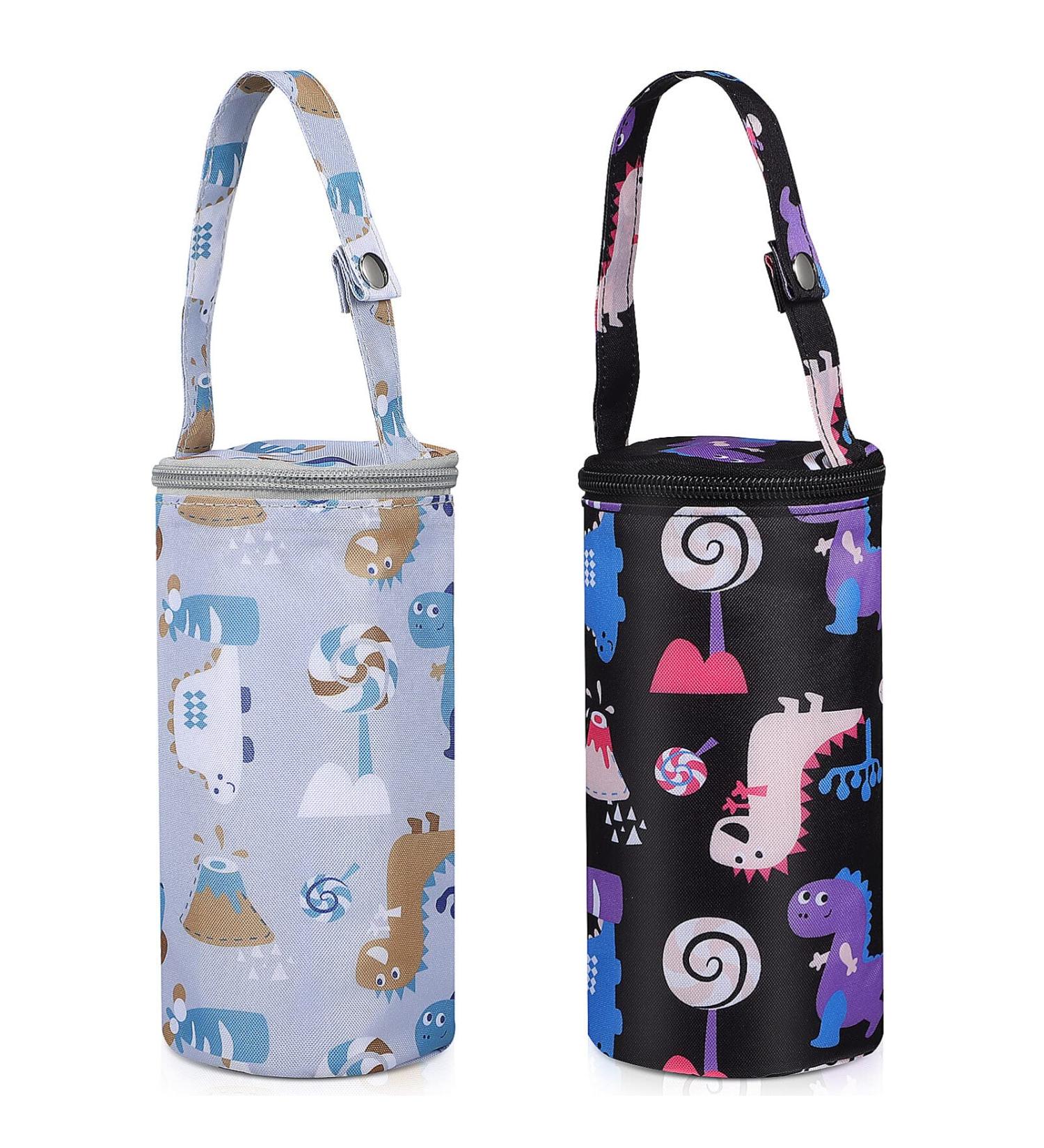 NUOBESTY 2pcs Insulated Baby Bottle Bags Portable Breastmilk Storage Tote with Carrying Handle Baby Feeding Pouch Holder Carrier for Nursing Mom Daycare Travel - Buy Online on GoSupps.com