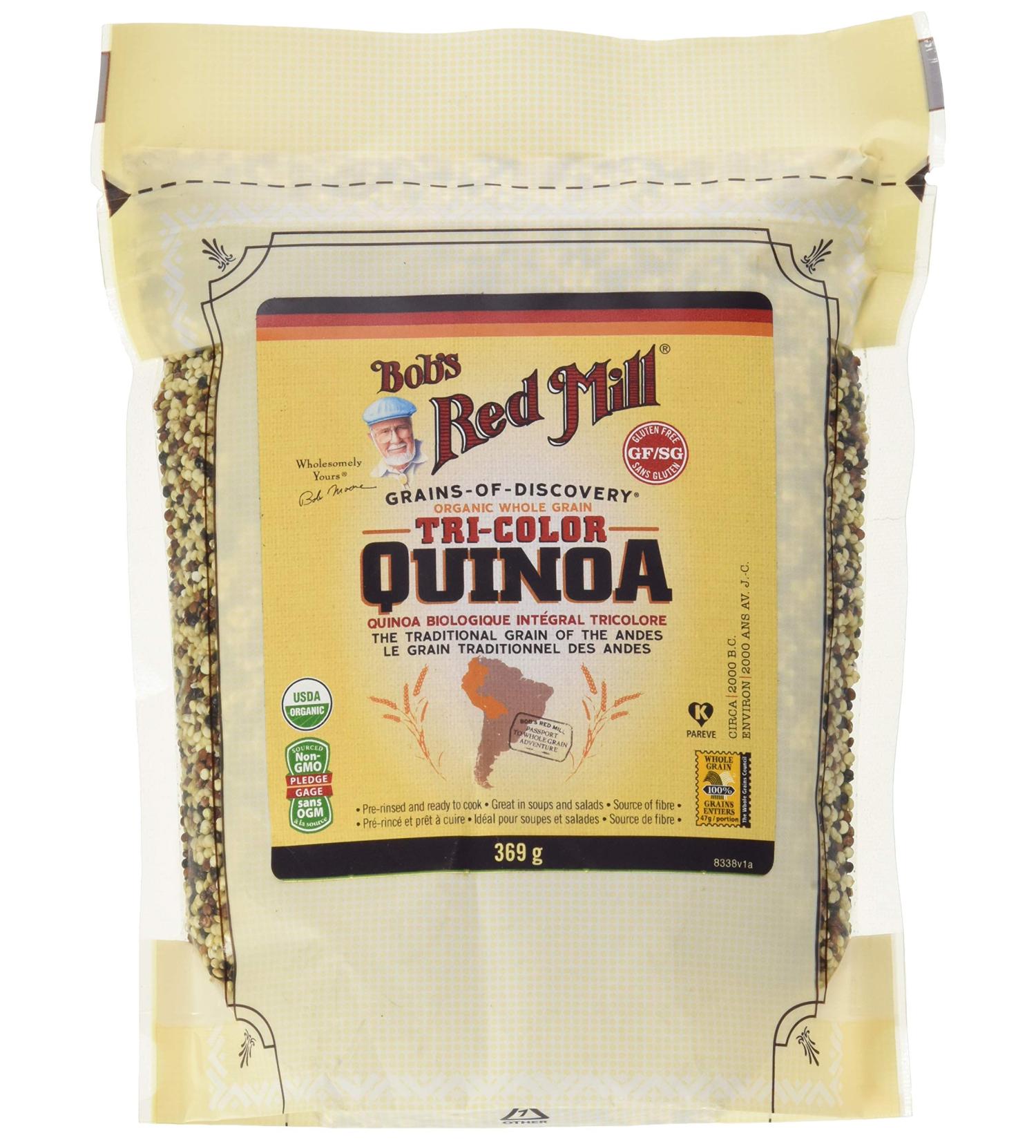 Bob's Red Mill Tricolor Quinoa Organic 369 Grams - Buy Online on GoSupps.com