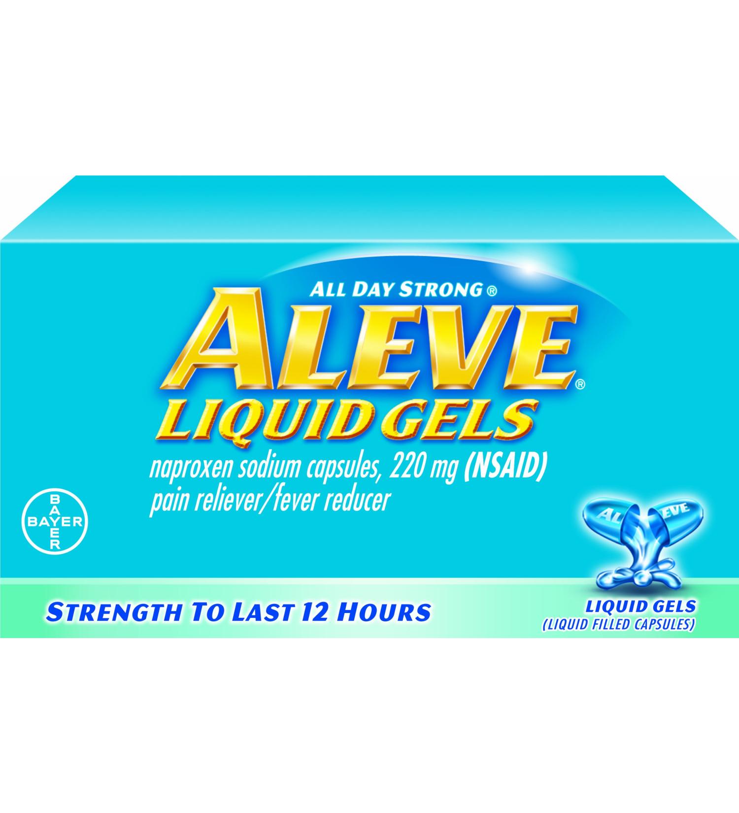 Aleve Liquid Gel, 20-Count (Pack of 2)