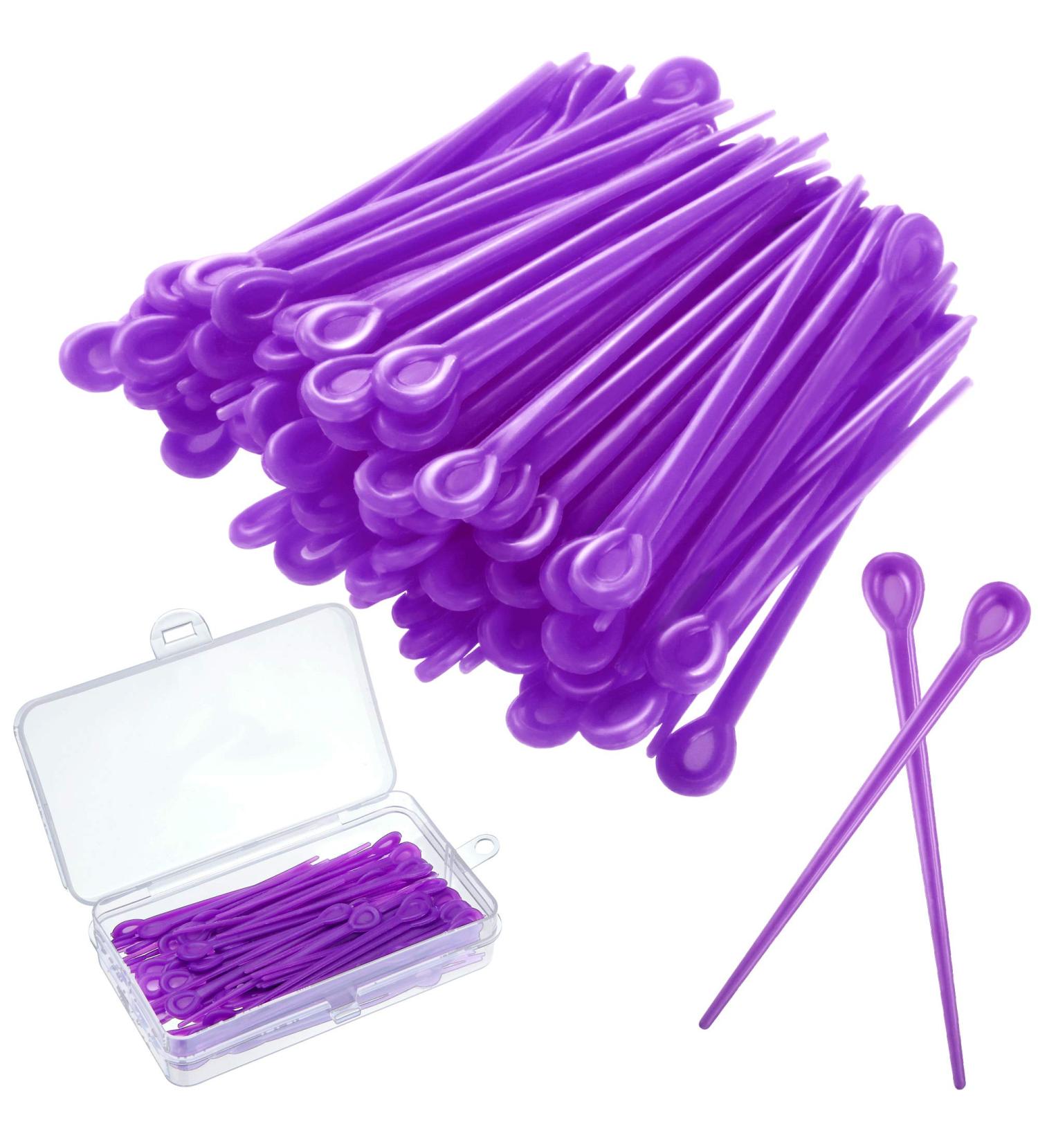 180-Piece Purple Plastic Hair Curler Roller Picks Set for Styling - Perfect Christmas or Valentine's Day Gift - Buy Online on GoSupps.com