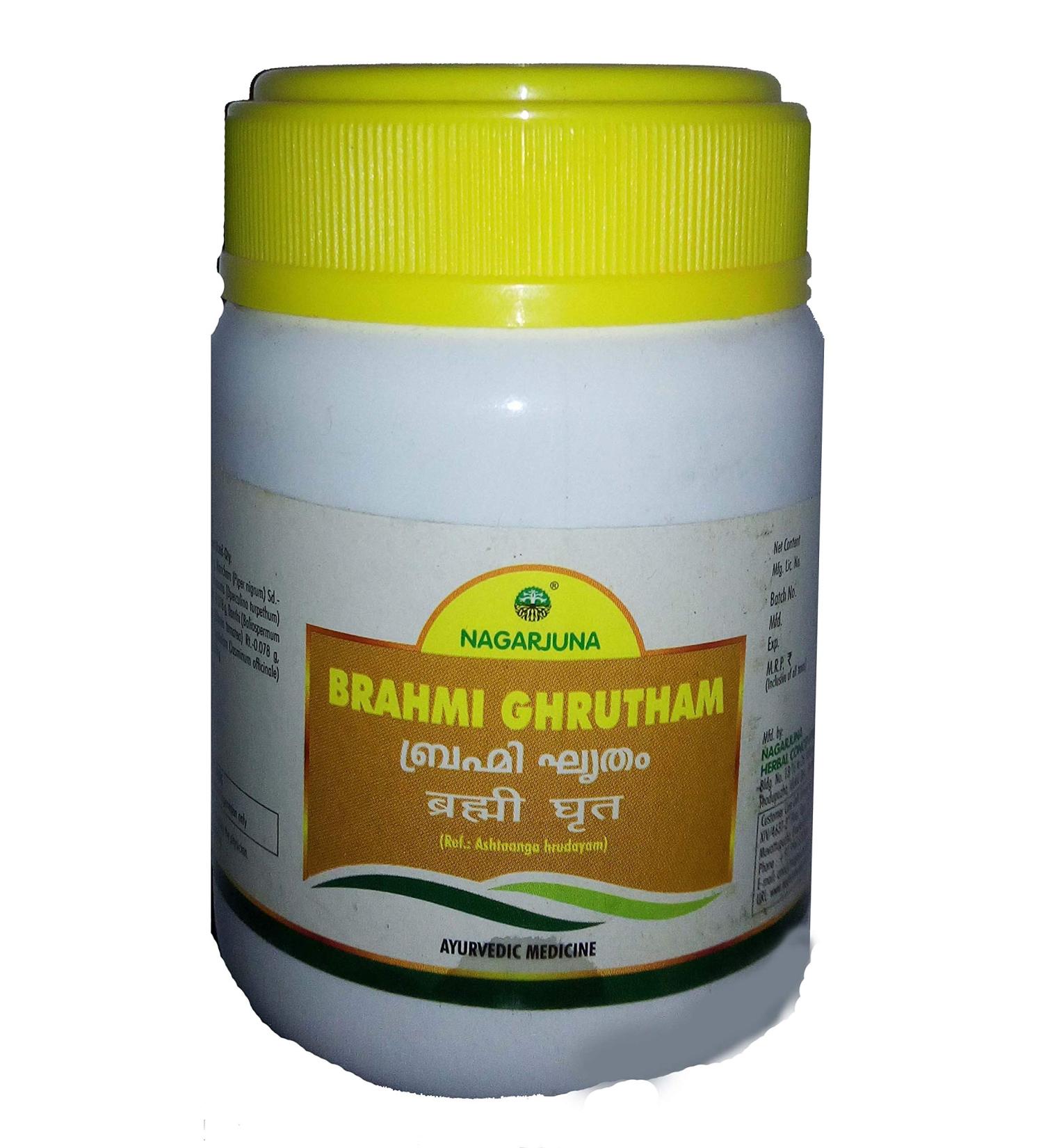 NAGARJUNA Brahmi GHRUTHAM 200ml with Methi Pashak free