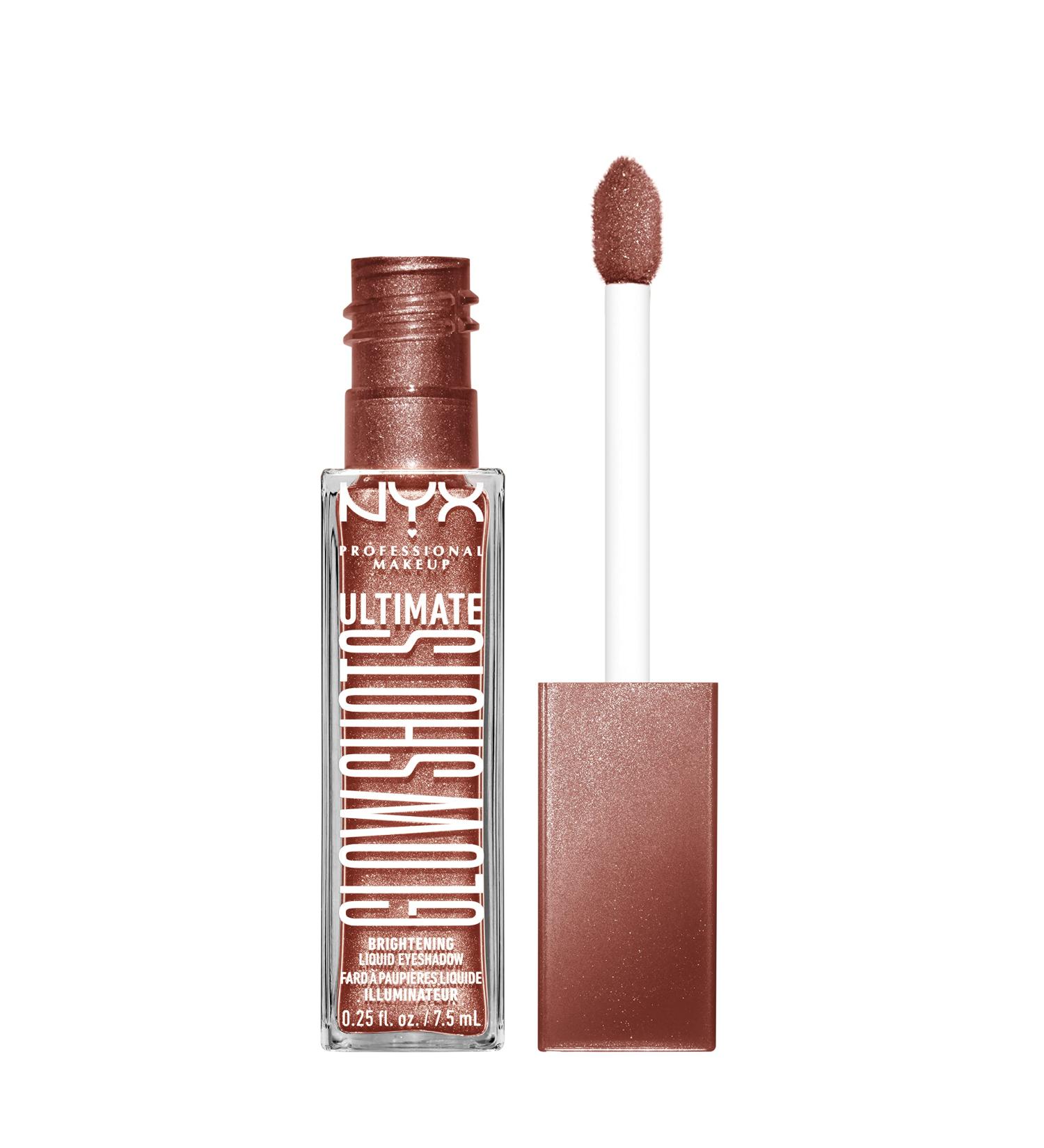 NYX Ultimate Glow Shots Liquid Eyeshadow - Mango Moment | Long-Lasting Shimmer with Vitamin C - Buy Online on GoSupps.com