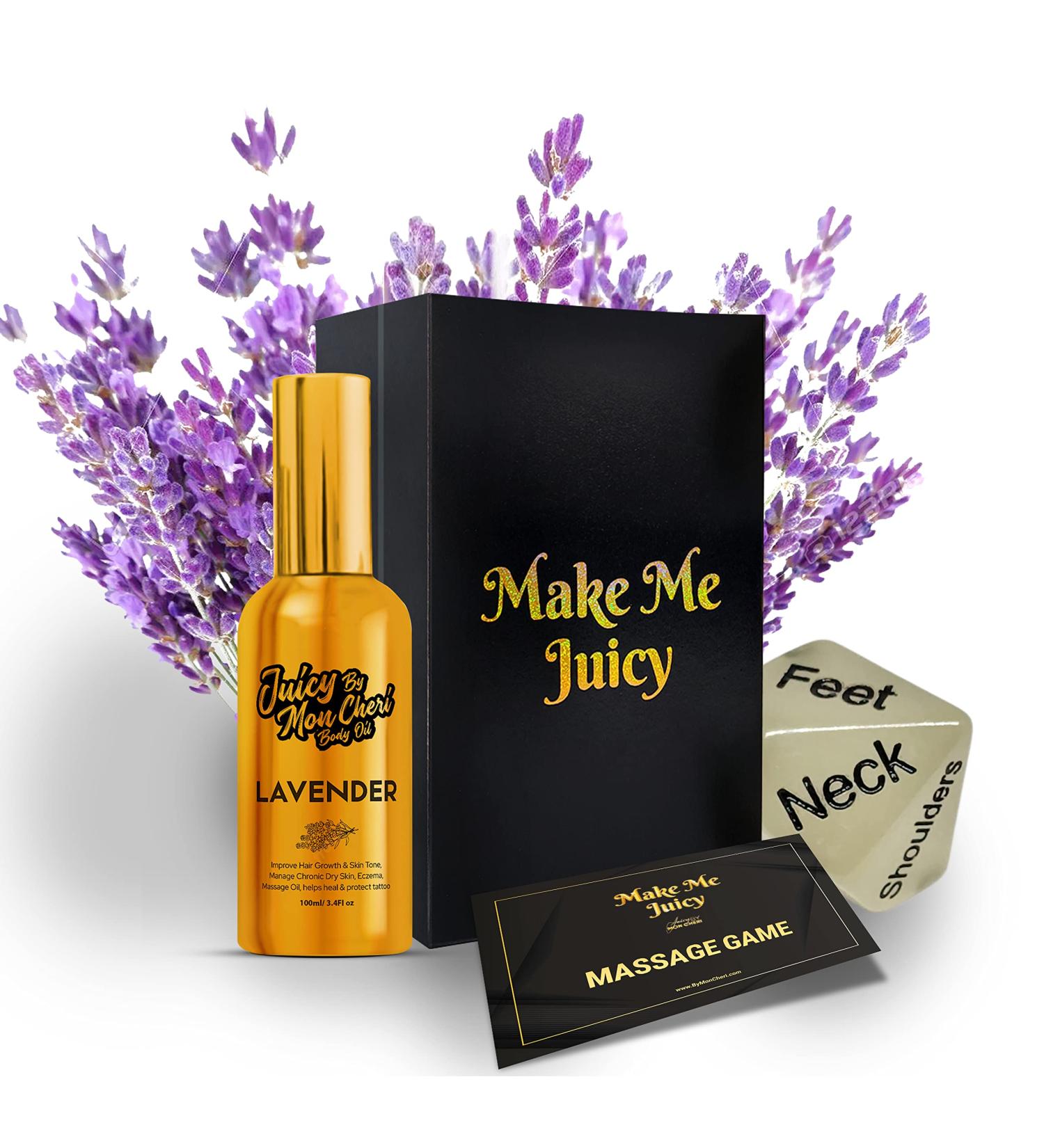 Make Me Juicy Couples Massage Game - Fun Relationship Game in Lavender | Shop Now - Buy Online on GoSupps.com