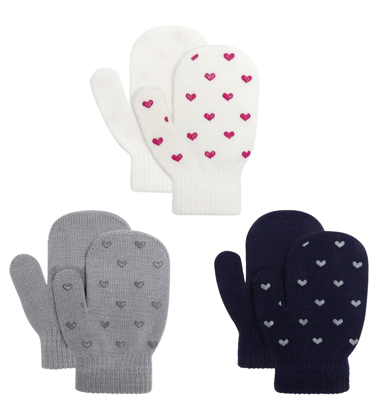 Kids Winter Warm Knitted Dinosaur Paw Star Mittens for 1-4 Year Olds - Buy Online on GoSupps.com