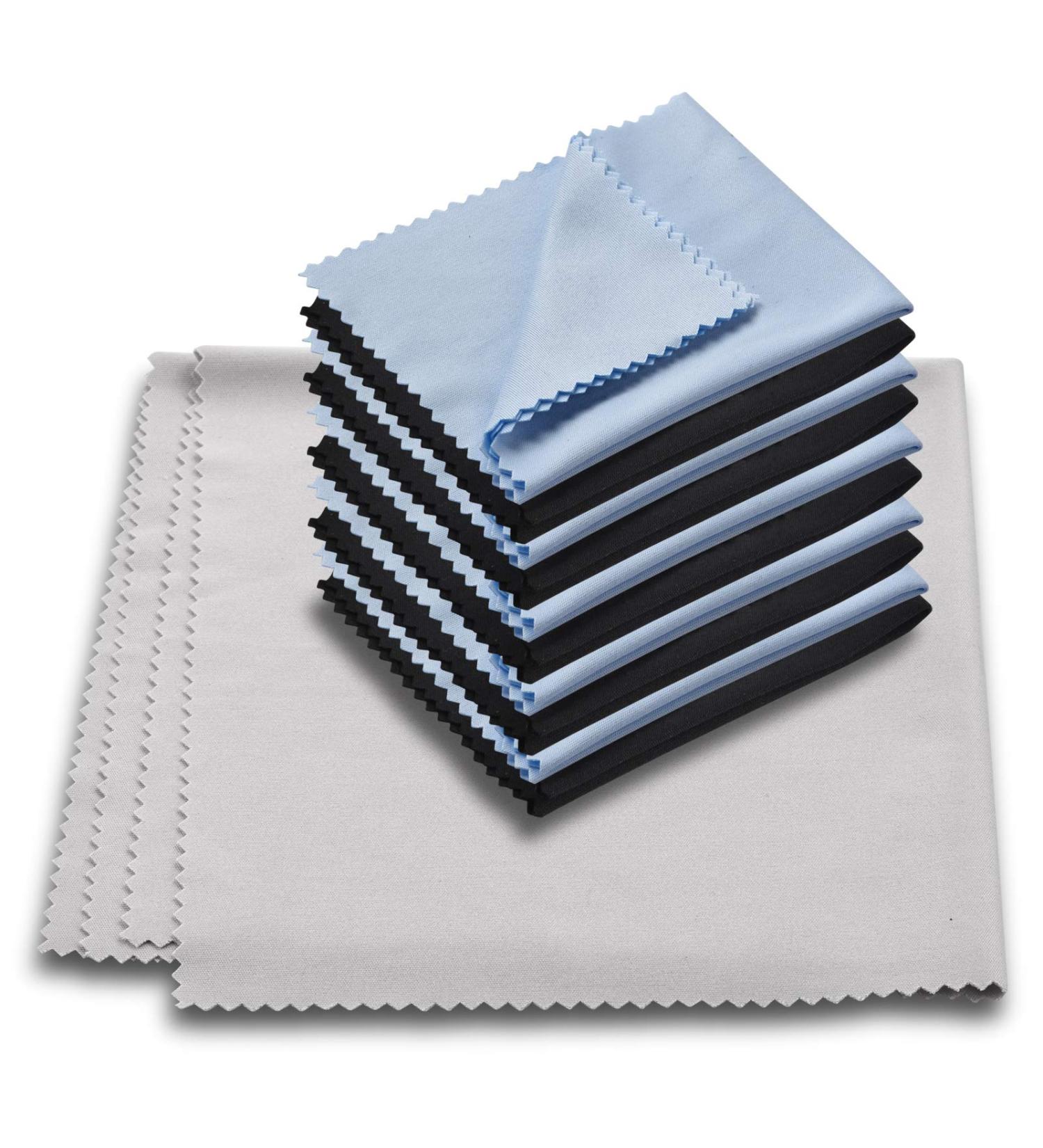 ParZary 11PCS Eyeglass Cleaning Cloths | Premium Soft Glasses Cleaner | Screen Lens Cleaner for Electronics, Camera Lens, iPad, Laptop | Individual Wrapped - Buy Online on GoSupps.com