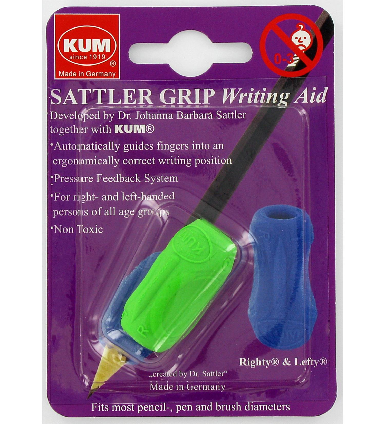 Kum 406.00.22 Non Toxic Writing Aid Sattler Grip, Colors Vary