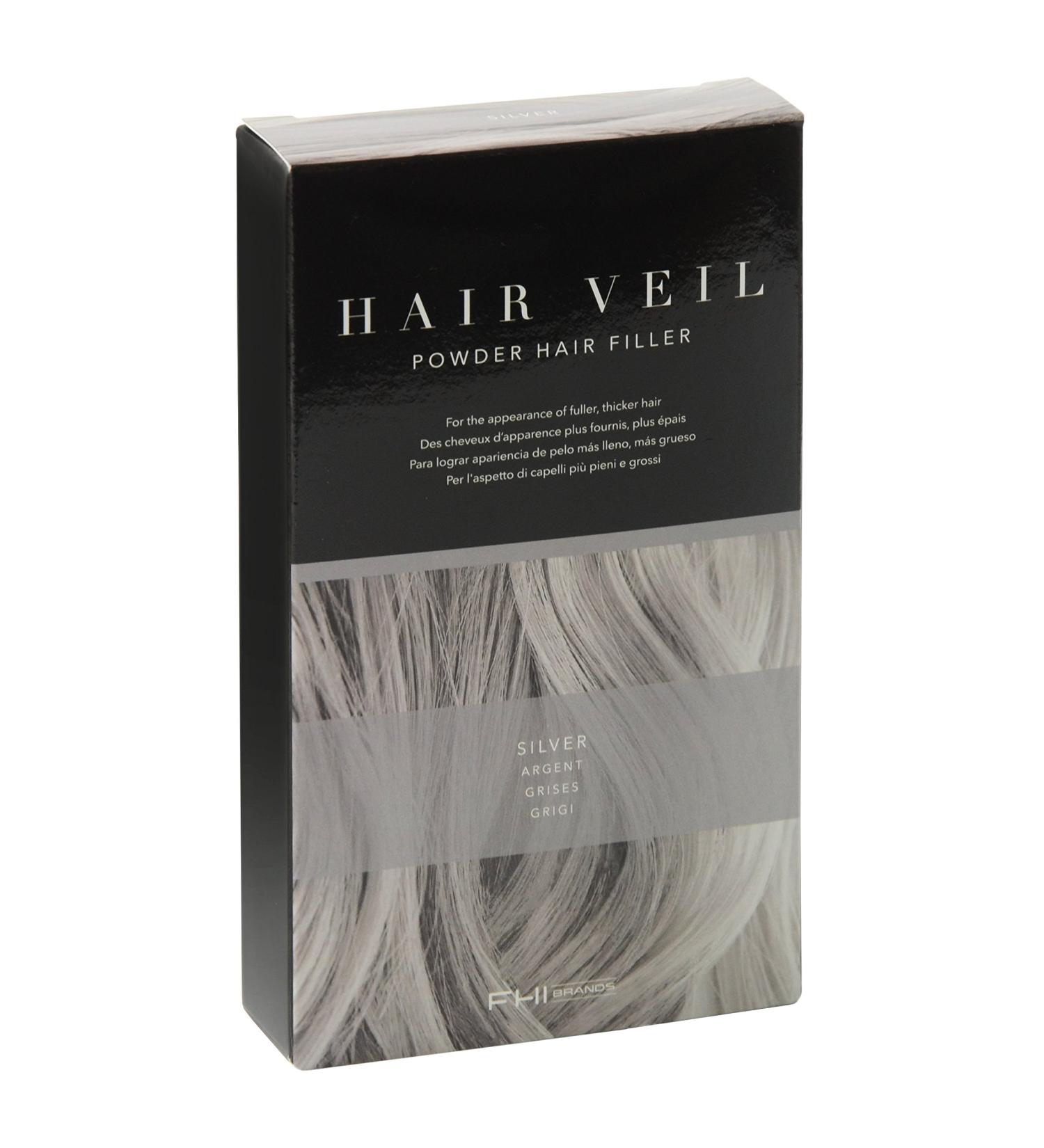 FHI Heat Hair Veil Powder Hair Filler - Salt & Pepper | Instantly conceal thinning hair - Buy Online on GoSupps.com