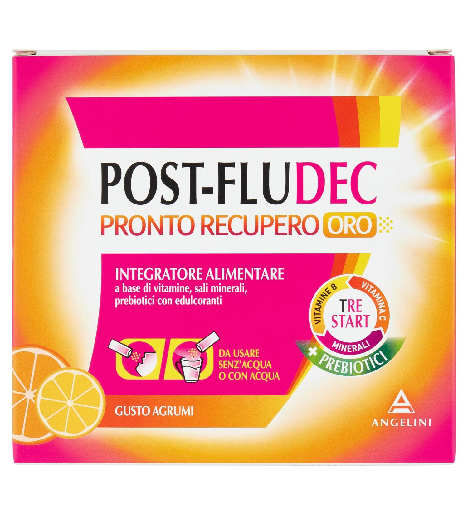 ANGELINI Postfludec 12 sachets of citrus Pso
