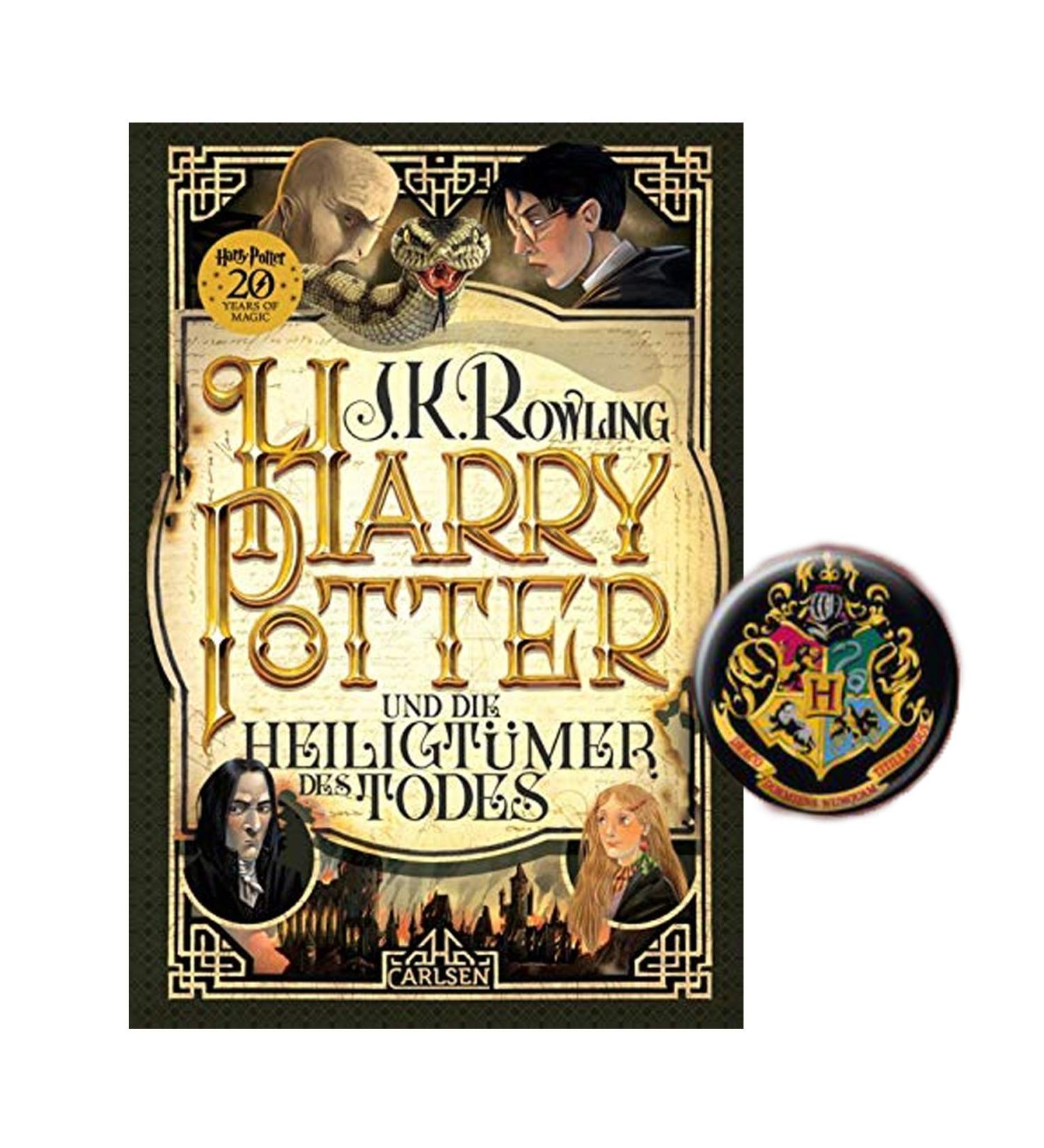 Carlsen Verlag Harry Potter Deathly Hallows Hardback Edition | Limited Edition 7th Century with Original Button - Buy Online on GoSupps.com