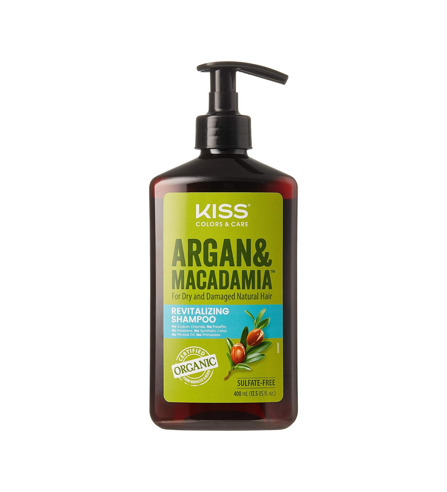 KISS Color & Care Argan & Macadamia Shampoo for Dry & Damaged Hair - 13.5 fl. oz | Buy Internationally - Buy Online on GoSupps.com