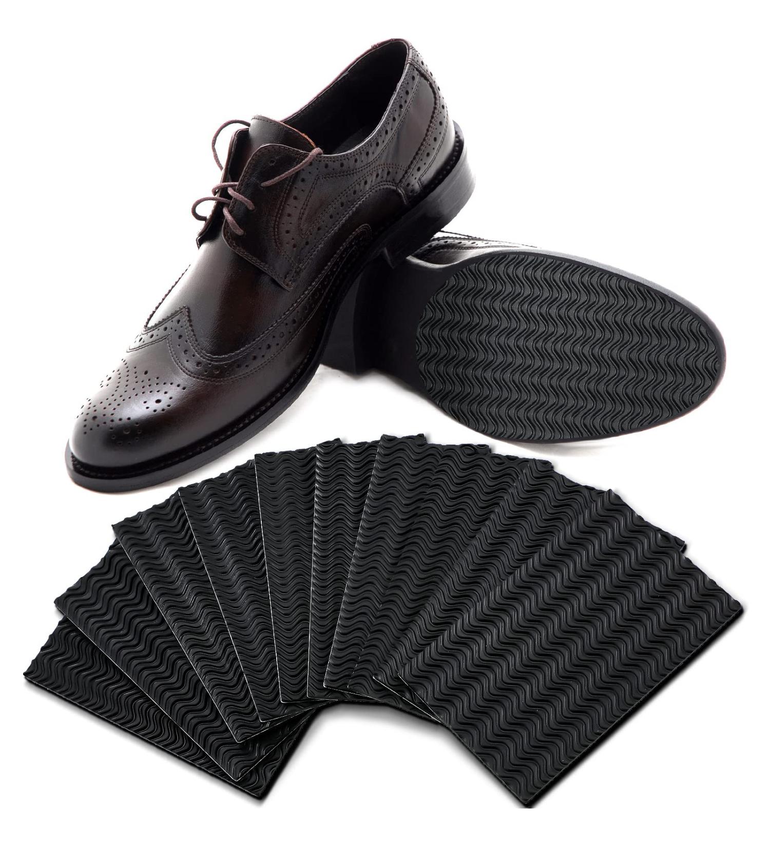 10 Pcs Non-Slip Shoe Sole Protectors 3.1 x 5.1 Inch - Black Adhesive Shoe Grip Pads for Women Men Shoes Heels Boots - Buy Online on GoSupps.com