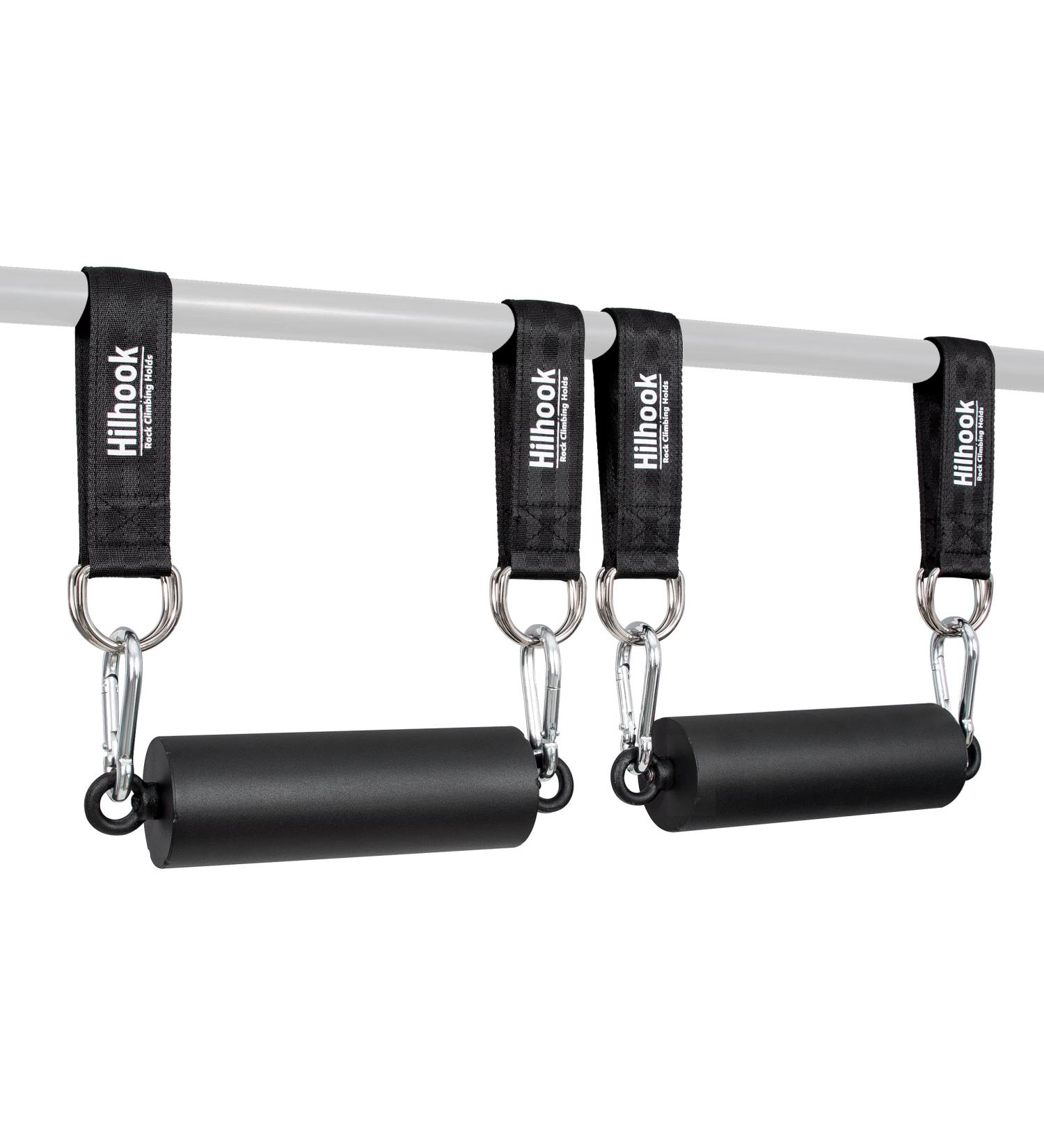 Hilhook Pull Up Climbing Hold Grips - Non Slip Portable Rock Climbing Holds Training Set for Grip Strength Trainer - Ideal for Kettlebells, Bouldering, Ninja Warrior Indoor/Outdoor Workout - Buy Online on GoSupps.com