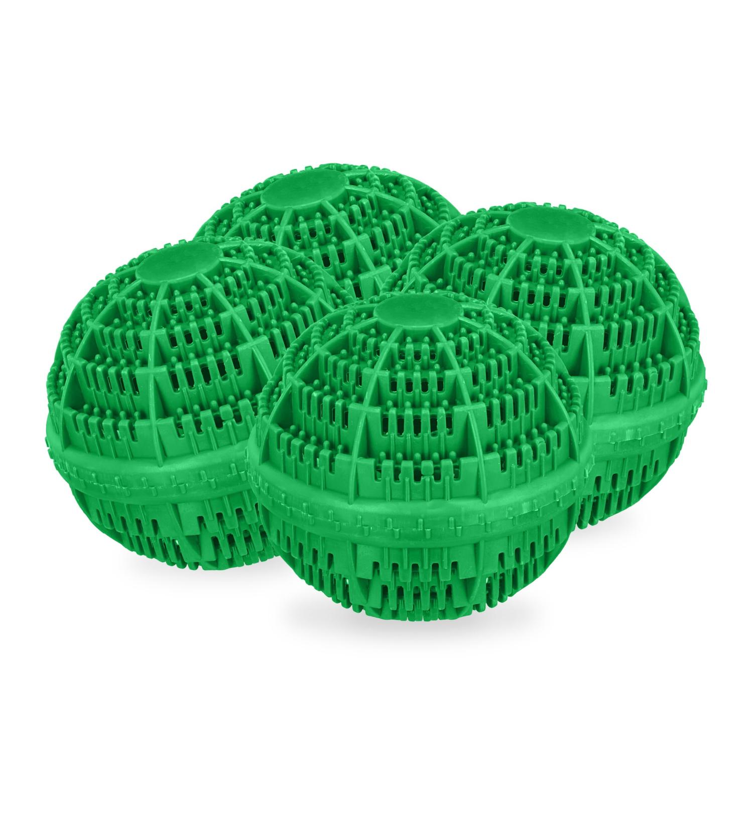 Relaxdays Laundry Ball Plastic 50% Ceramic Green 9.5 x 10.5 x 10.5 cm - Buy Online on GoSupps.com