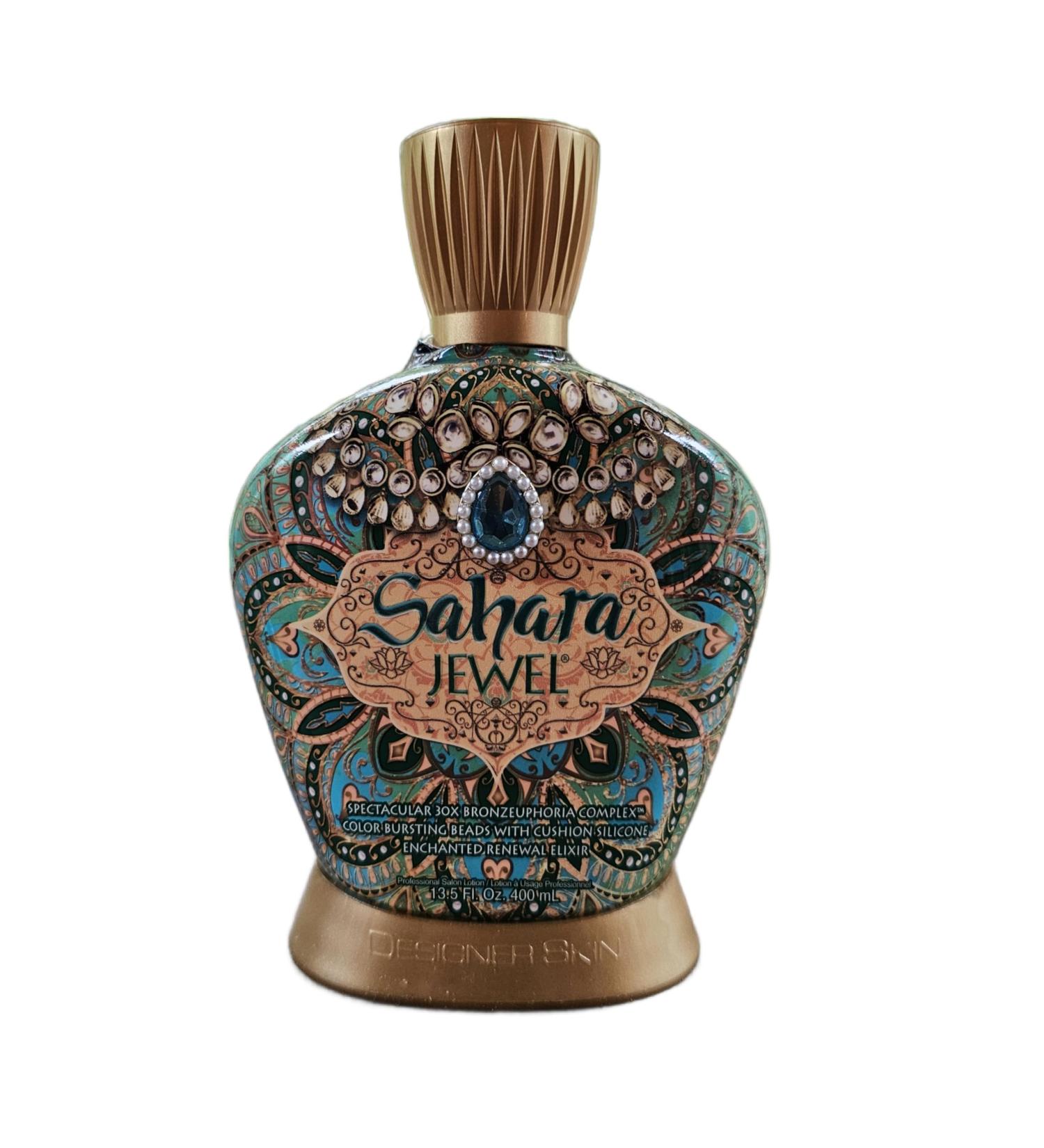Australian Gold Designer Skin SAHARA JEWEL Spectacular 30x Bronzer Tanning Lotion - 13.5 oz Green