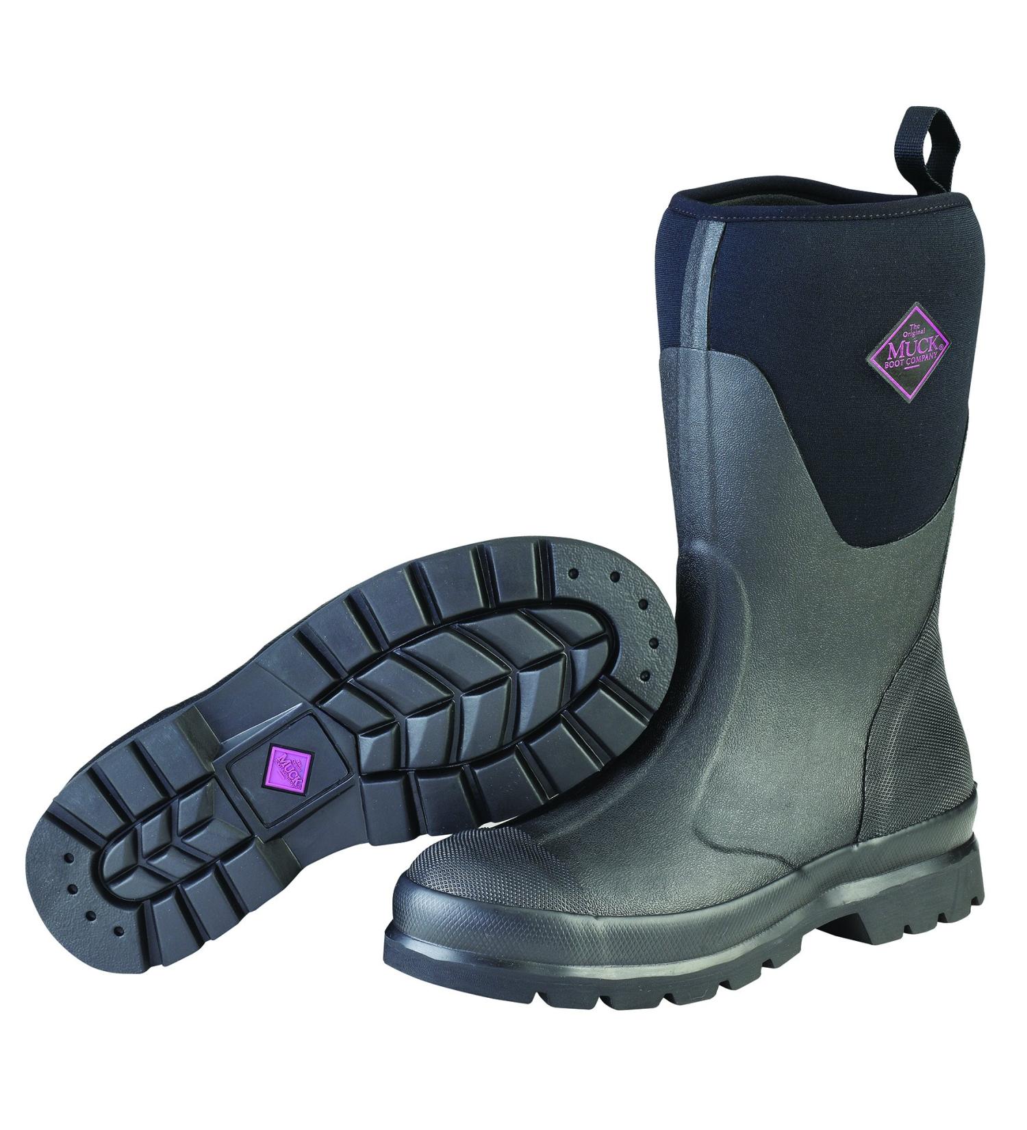 Muck Boot Women's Chore Mid Snow Boot 8 Black - Waterproof Winter Boots - Buy Online on GoSupps.com