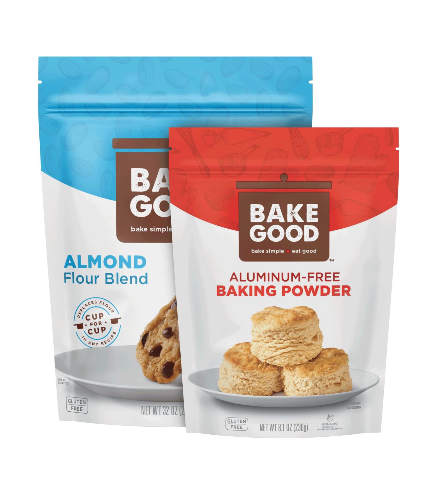 BakeGood Baking Powder & Almond Flour Blend Bundle Pack  Gluten-Free  Non-GMO  40 oz - Buy Online on GoSupps.com