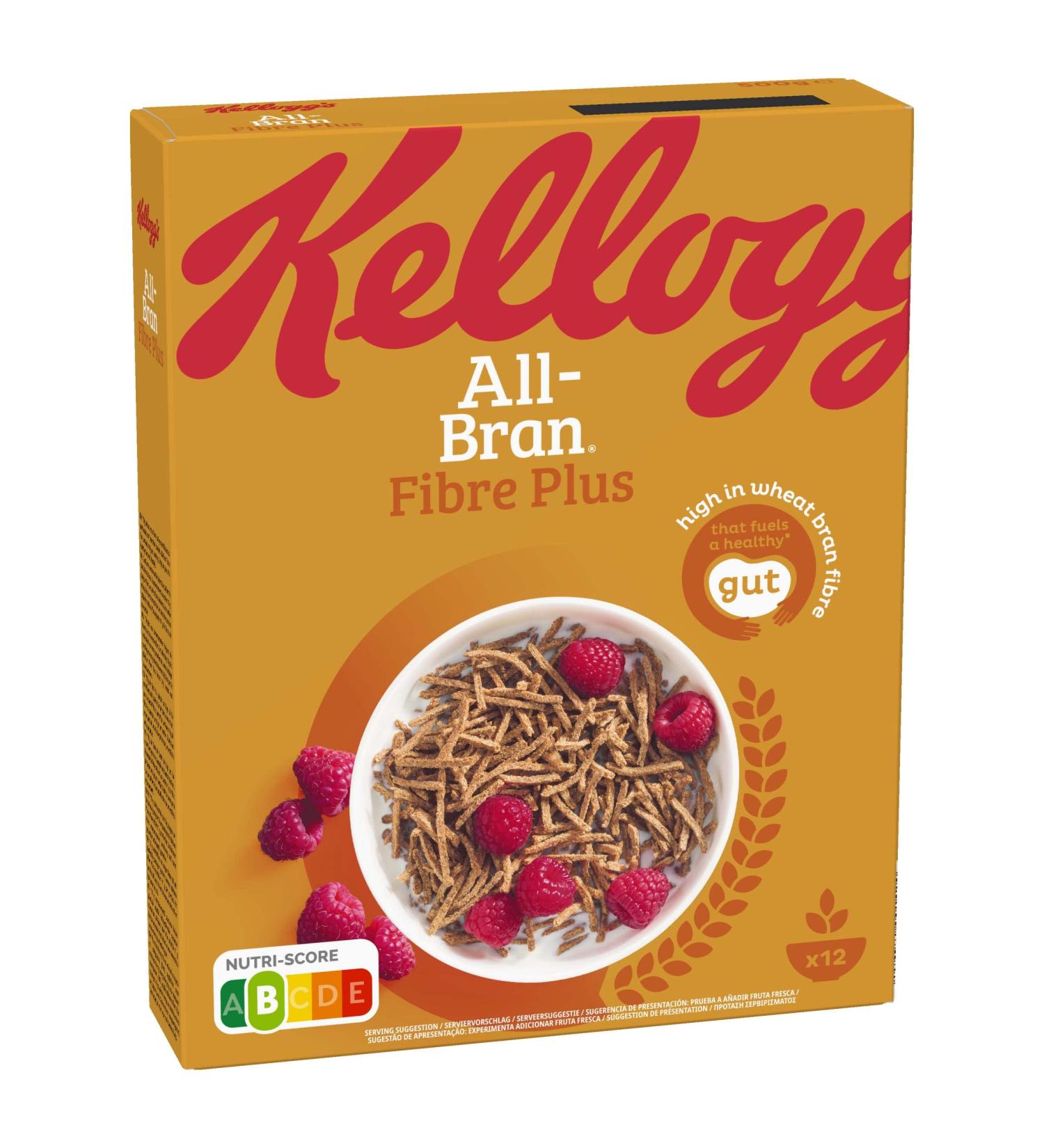 All-Bran Fiber Plus Kellogg's Cereal - 500g - Buy Online on GoSupps.com