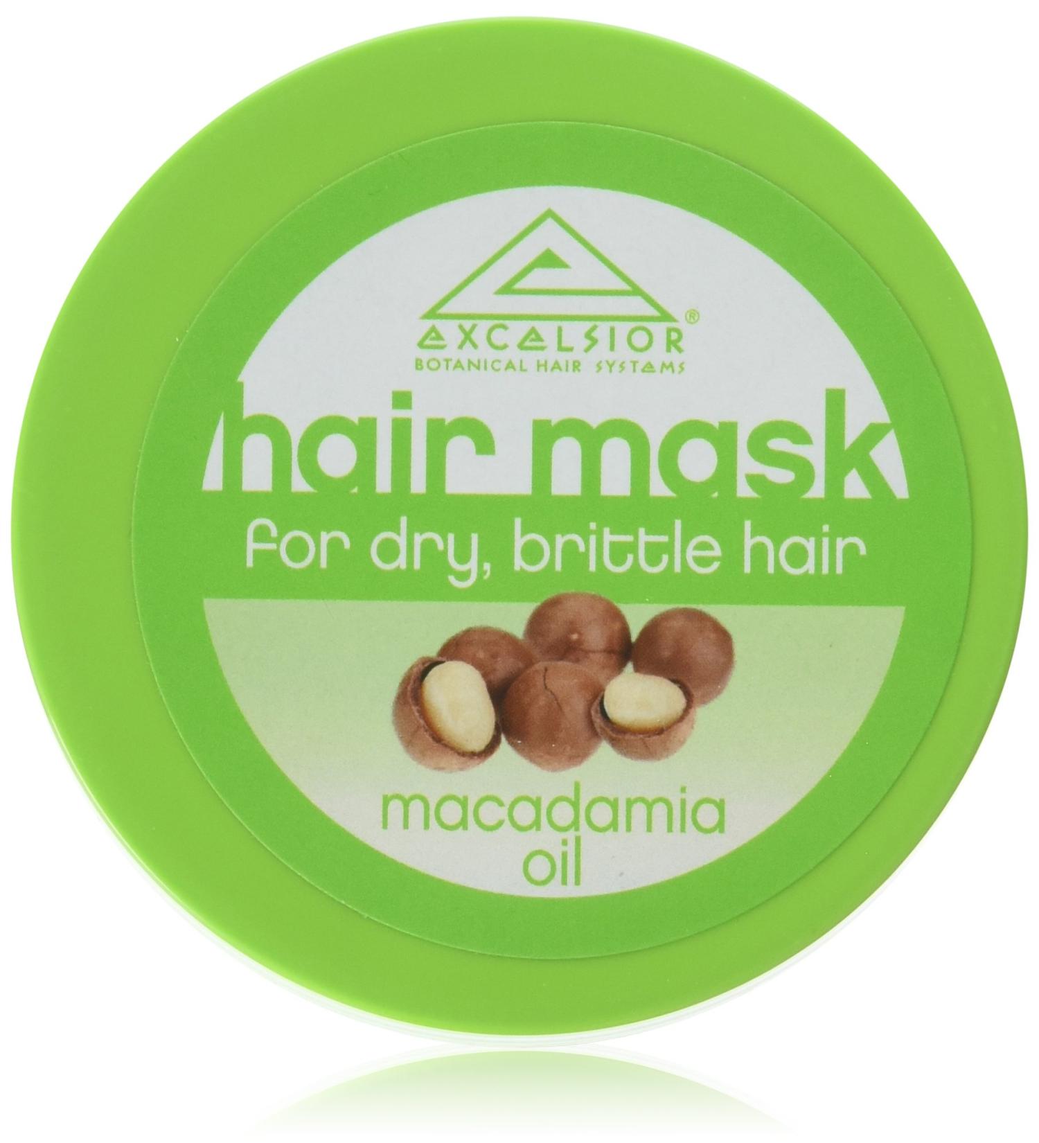 Excelsiorr Macadamia Oil Hair Mask - 6 oz | Nourishing Treatment for Dry, Brittle Hair - Buy Online on GoSupps.com