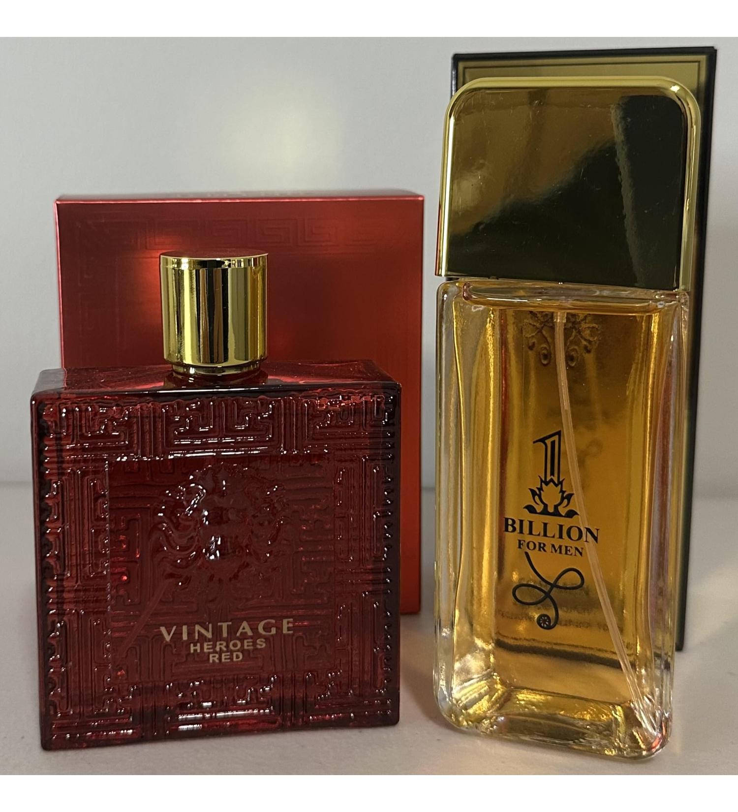 Billion for Men Cologne Vintage Heroes Red Perfume 3.4 fl oz - Buy Online on GoSupps.com