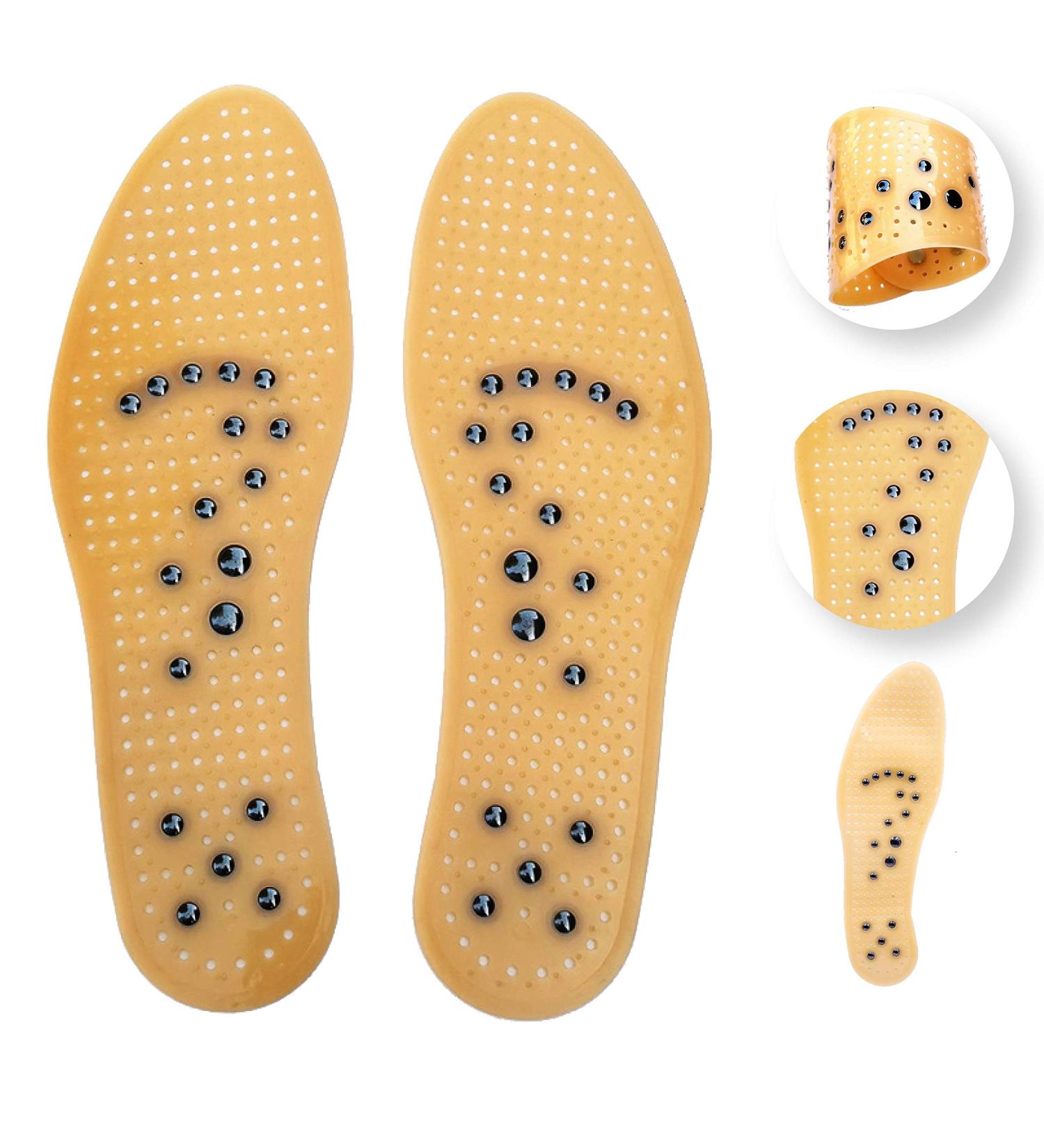 Buy Carespot Gel Acupressure Magnetic Insoles for Foot Therapy | Reflexology Shoe Inserts for Men & Women - International Shipping Available - Buy Online on GoSupps.com