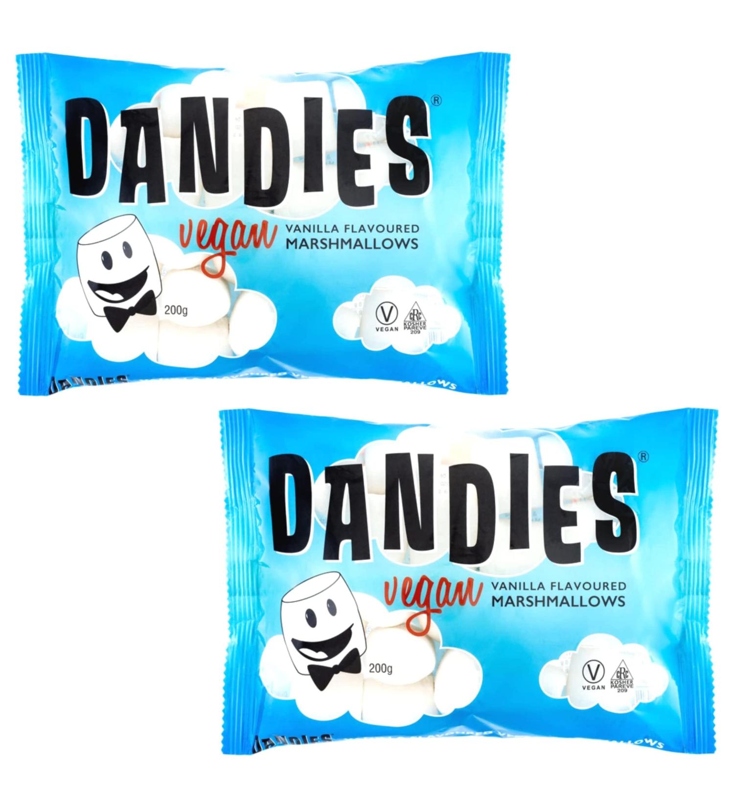 Dandies Light & Fluffy Vegan Marshmallows | Perfect for BBQ Campfire Roasting Grilling | Smor - Buy Online on GoSupps.com