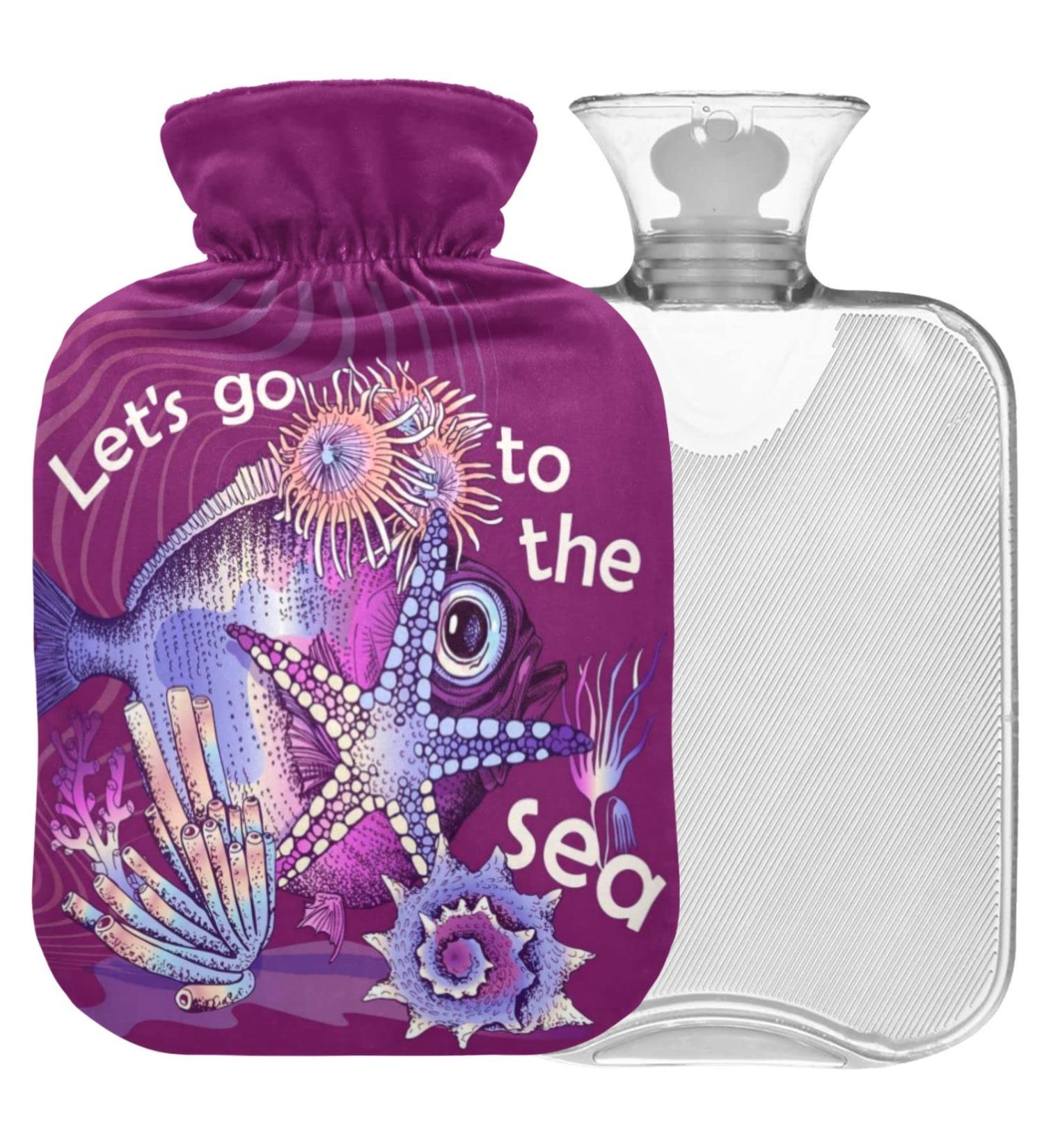 Buy Naanle Meer Sea Earth Balloon Fish Heat Bottle - 1L Warm Water Bottle for Pain Relief & Therapy | Hand & Foot Warmer International Shipping Available - Buy Online on GoSupps.com