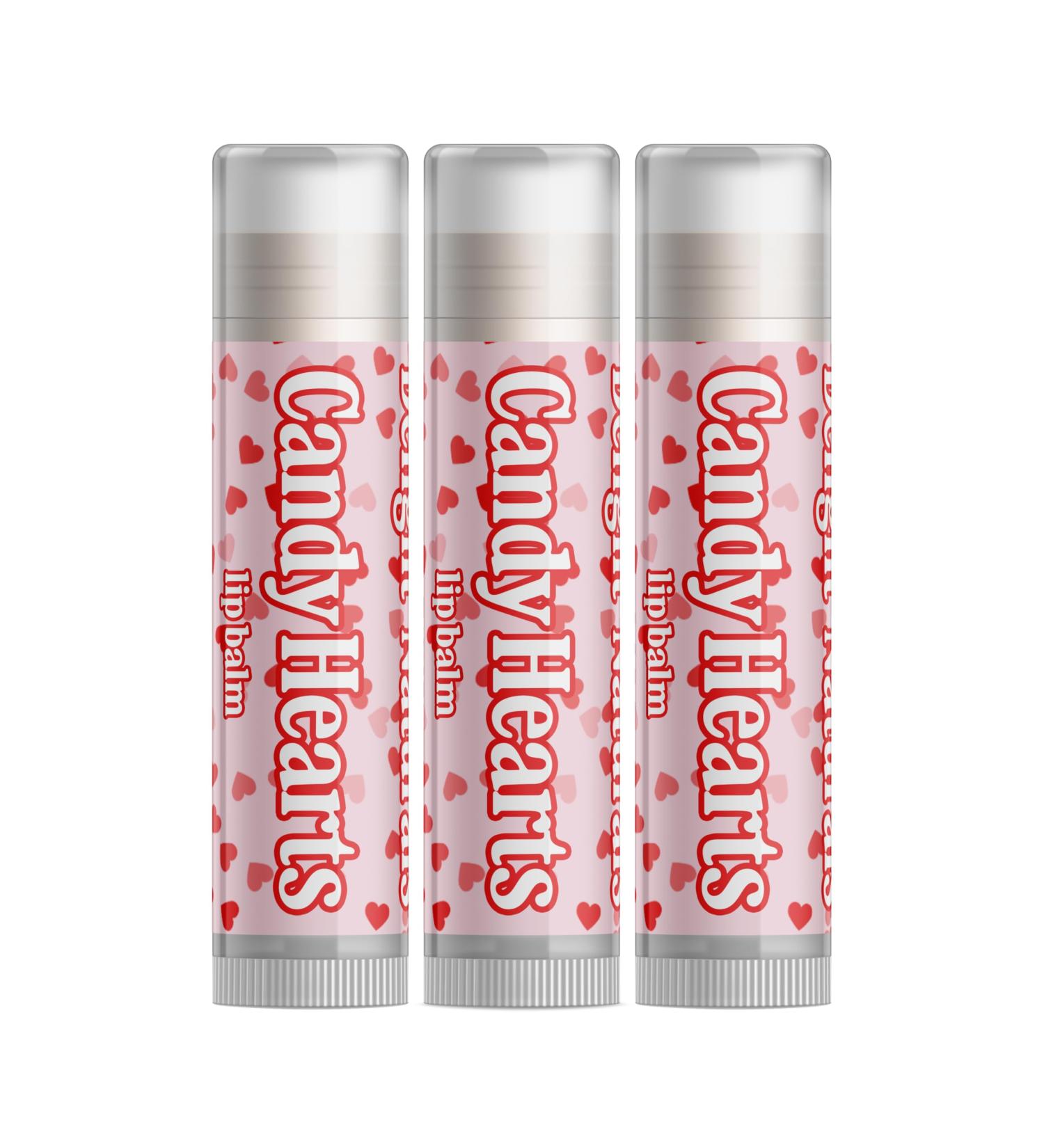 Delight Naturals Valentines Day Lip Balm - Candy Hearts - Set of Three - Buy Online on GoSupps.com