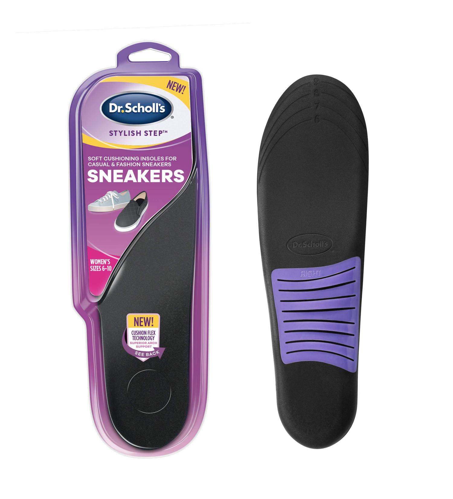 Dr. Scholl's Soft Cushioning Insoles for Women (Size 6-10) - Superior Shock Absorption for Sneakers - Buy Online on GoSupps.com