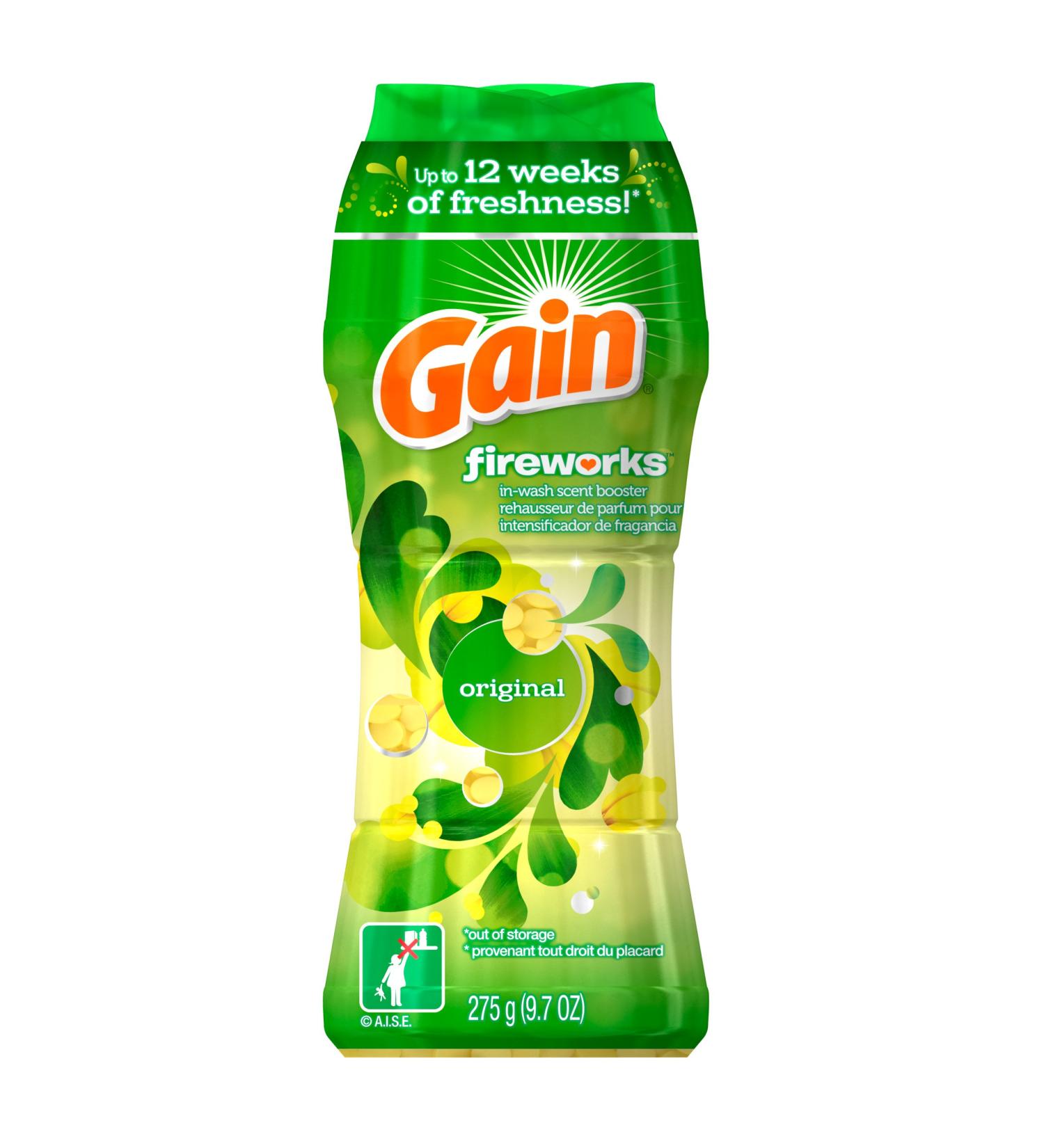 Gain Fireworks In-Wash Scent Booster Granules - Original Scent 275g | Shop Internationally - Buy Online on GoSupps.com