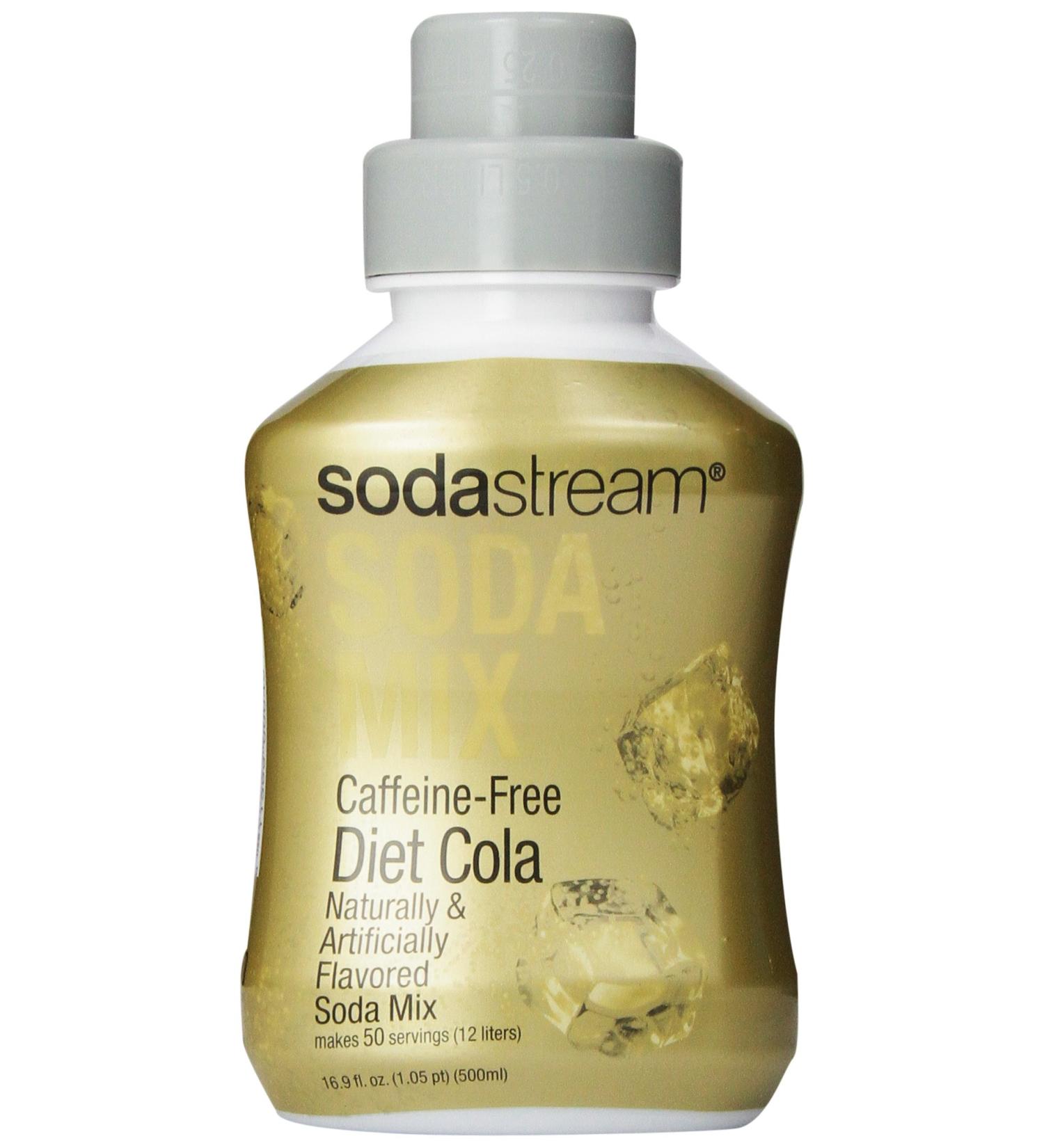 SodaStream Diet Cola Caffeine Free 500ml Makes 12-litres of Soda Caffeine Free Cola 16.91 Fl Oz (Pack of 1) - Buy Online on GoSupps.com