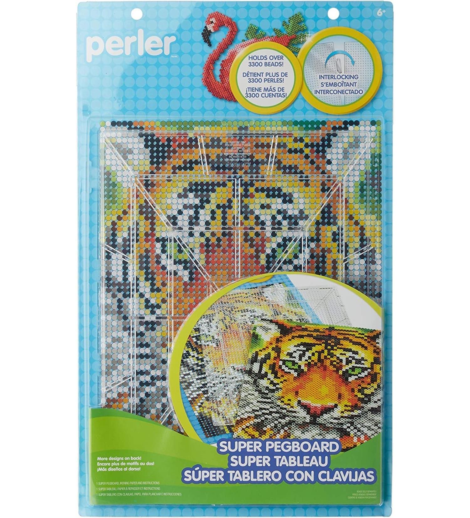 Perler Beads Extra Large Clear Pegboard - Ideal for Big Projects - Buy Online on GoSupps.com