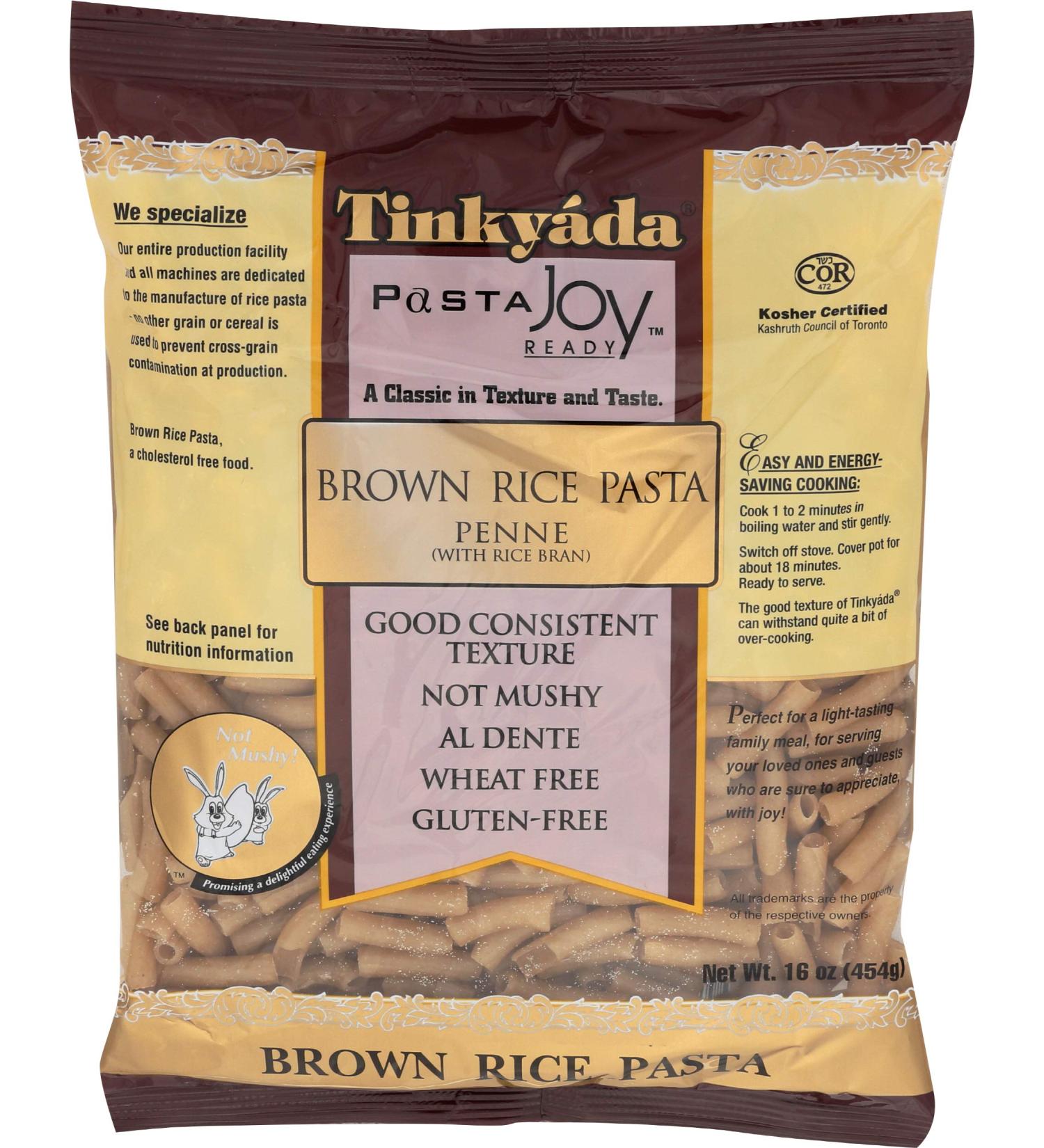 Tinkyada Penne Brown Rice Pasta (12x16 Oz) - Buy Online on GoSupps.com