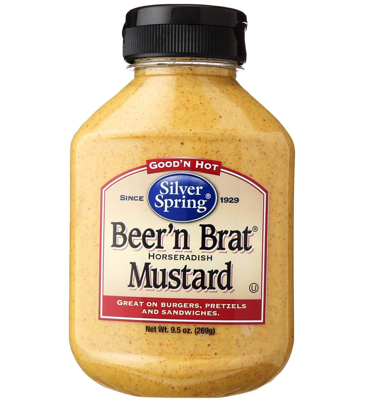 Silver Springs Beer'n Brat Horseradish Mustard 9.5oz - Pack of 1 - Buy Online on GoSupps.com