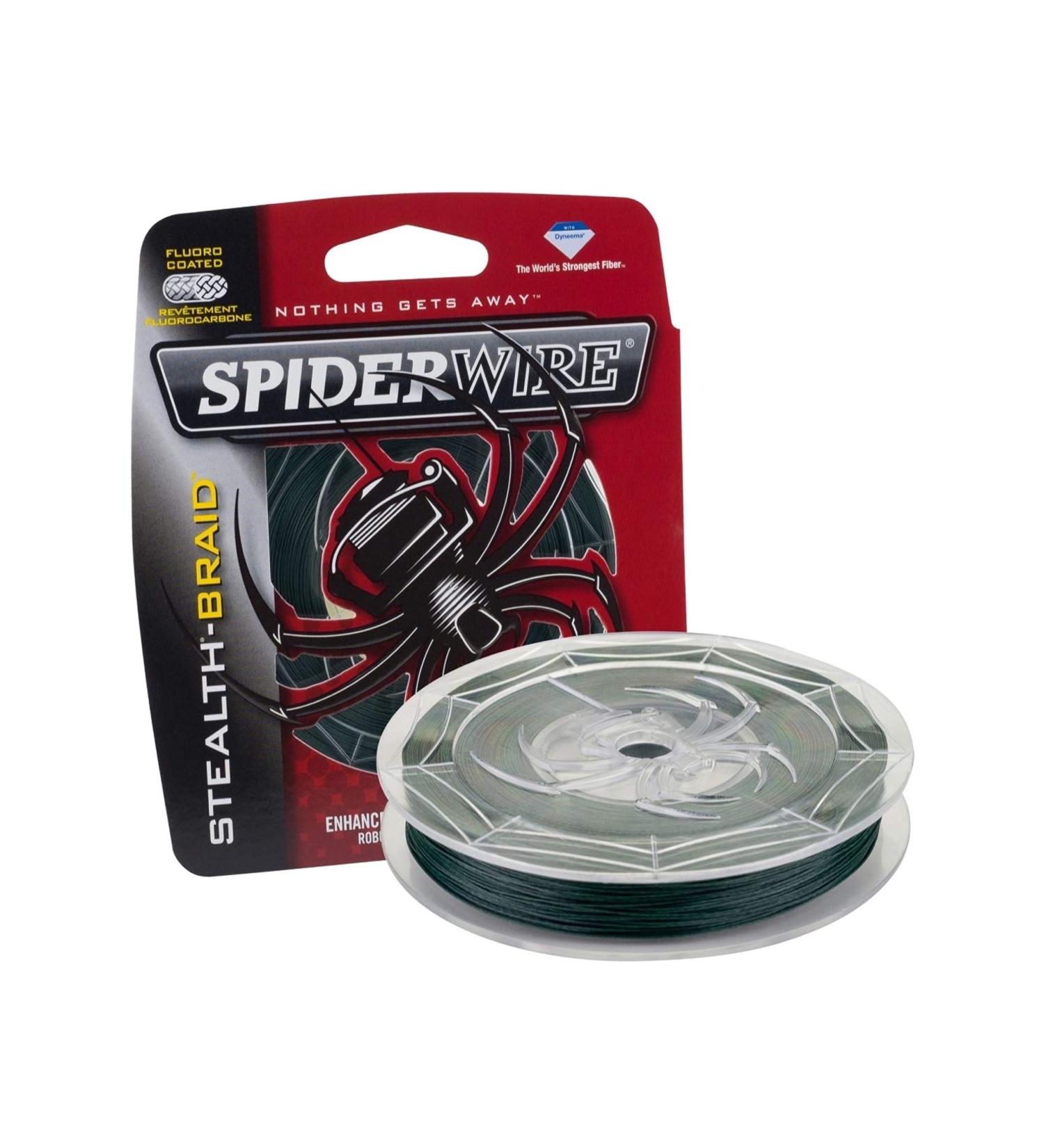 SpiderWire Stealth Braid Fishing Line 125 Yards - Moss Green, 15lb - Buy Online on GoSupps.com