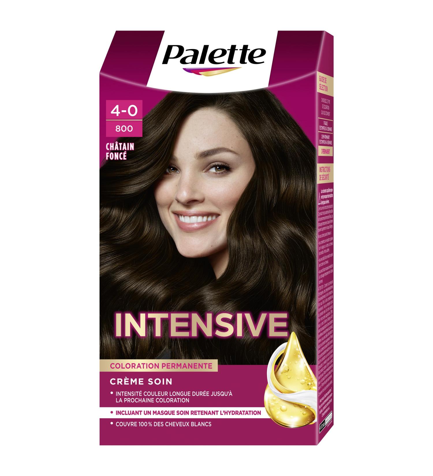 Schwarzkopf - Palette - Coloration Permanente Cheveux - Cr me Soin - Couvre 100% des Cheveux Blancs - Tenue 8 semaines - Chatain Fonc 800 - Buy Online on GoSupps.com
