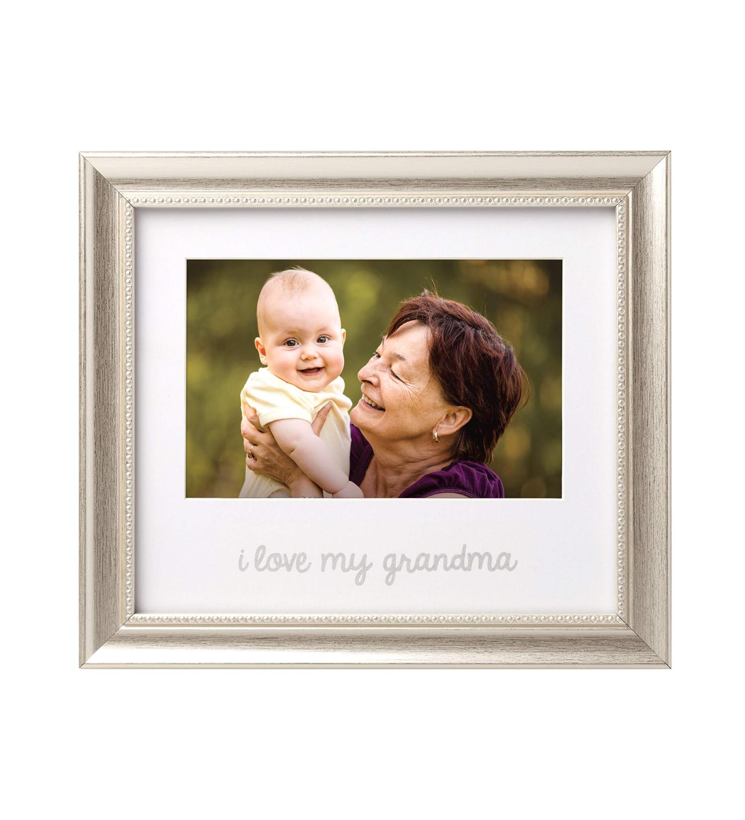 Daddy and Me Keepsake Baby Frame - Gender-Neutral Dad and Baby Picture Frame for Wall Nursery Decor - Father's Day Gift - Silver Grandma Frame - Buy Online on GoSupps.com