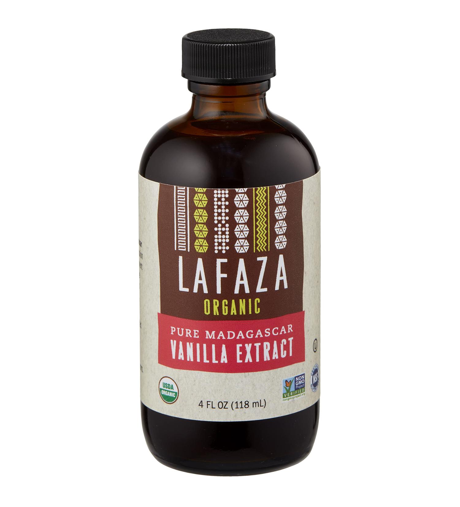 Lafaza Organic Pure Madagascar Bourbon Vanilla Extract - 4 fl oz | All-Natural - Buy Online on GoSupps.com