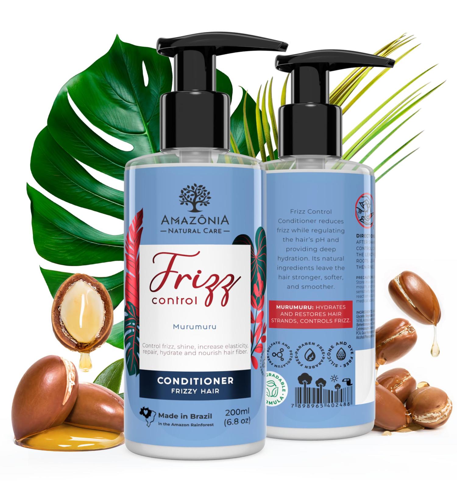 All Natural Anti-Frizz Hair Conditioner for Women & Men | Hydrate & Control Frizz with Murumuru | 6.8oz - Buy Online on GoSupps.com