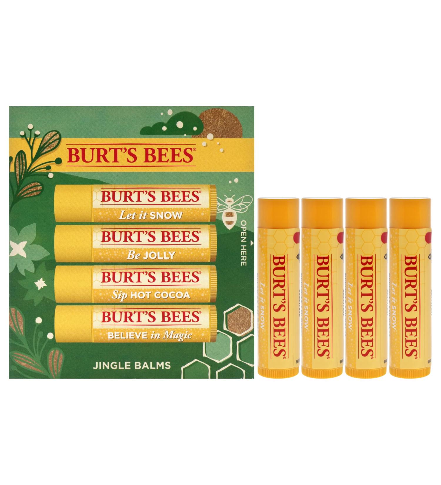 Burts Bees Jingle Balms Holiday Gift Kit - Perfect Eco-Friendly Gift for Everyone - Buy Online on GoSupps.com