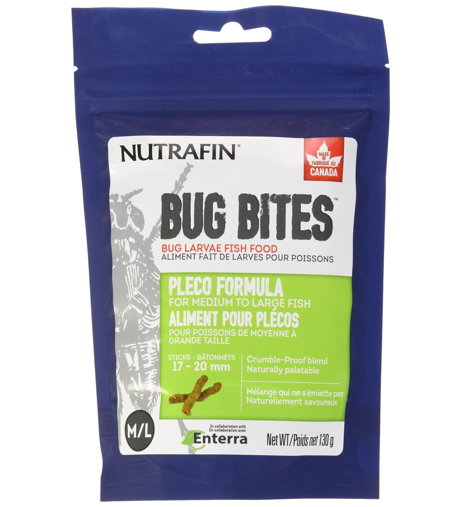 Nutrafin Bug Bites Pleco Formula 17-20 mm Sticks Plecos - Buy Online on GoSupps.com