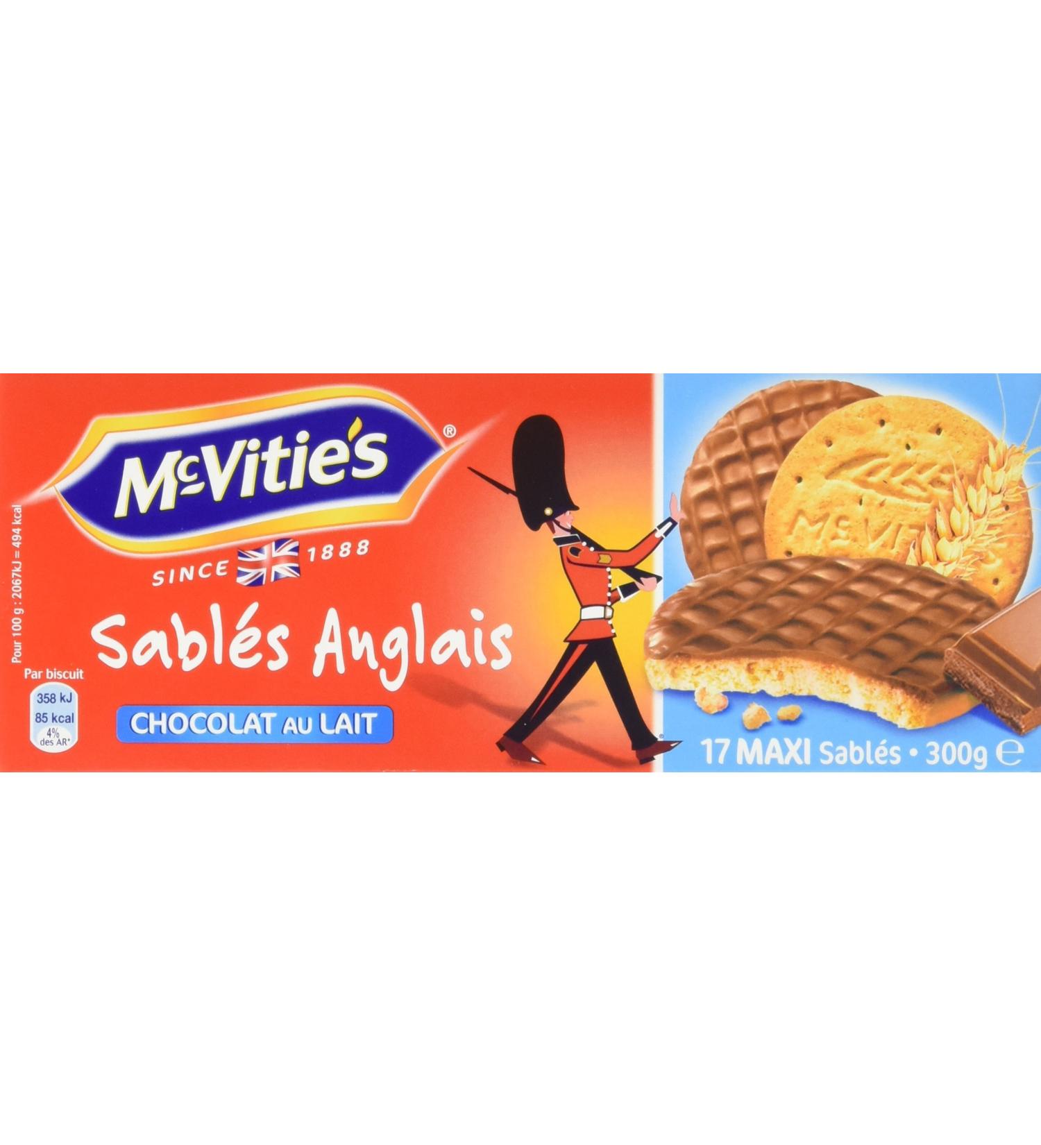 MC VITIE'S English Sable Milk Chocolate 300g - Pack of 6 - Buy Online on GoSupps.com