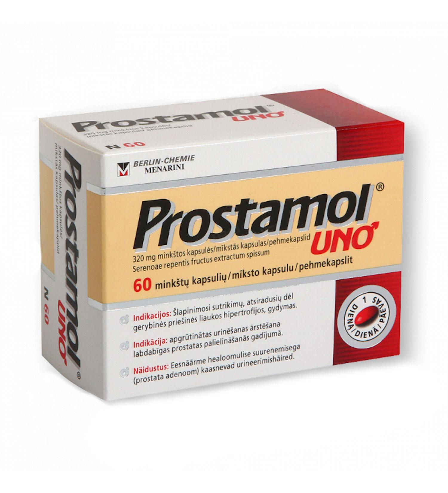 PROSTAMOL UNO 320mg N60 Capsules (60) - Urinary Prostate Relief